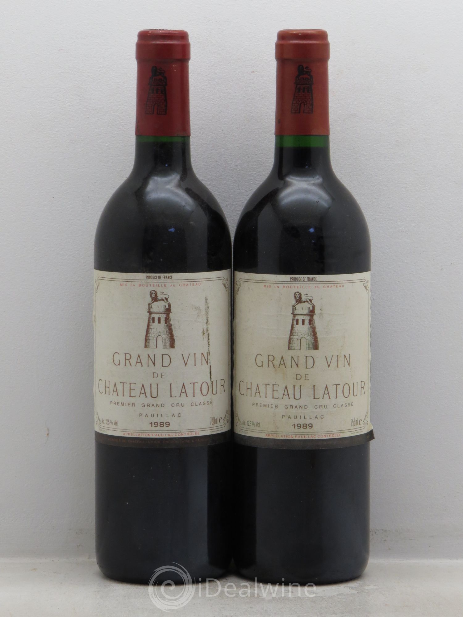 Château Latour 1er Grand Cru Classé 1989 - Lot de 2 bouteilles - 0