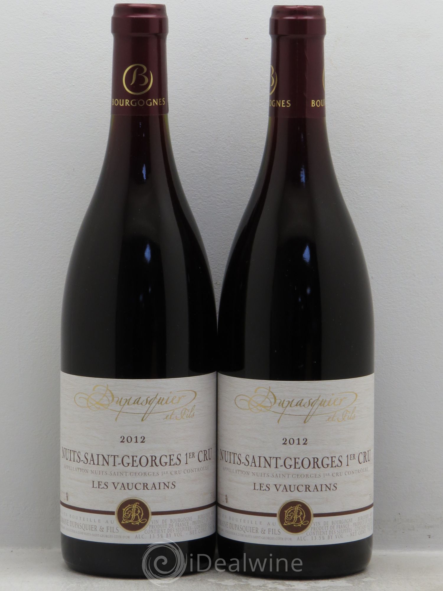 Nuits-Saint-Georges 1er Cru 2012 - Lot de 2 bouteilles - 0