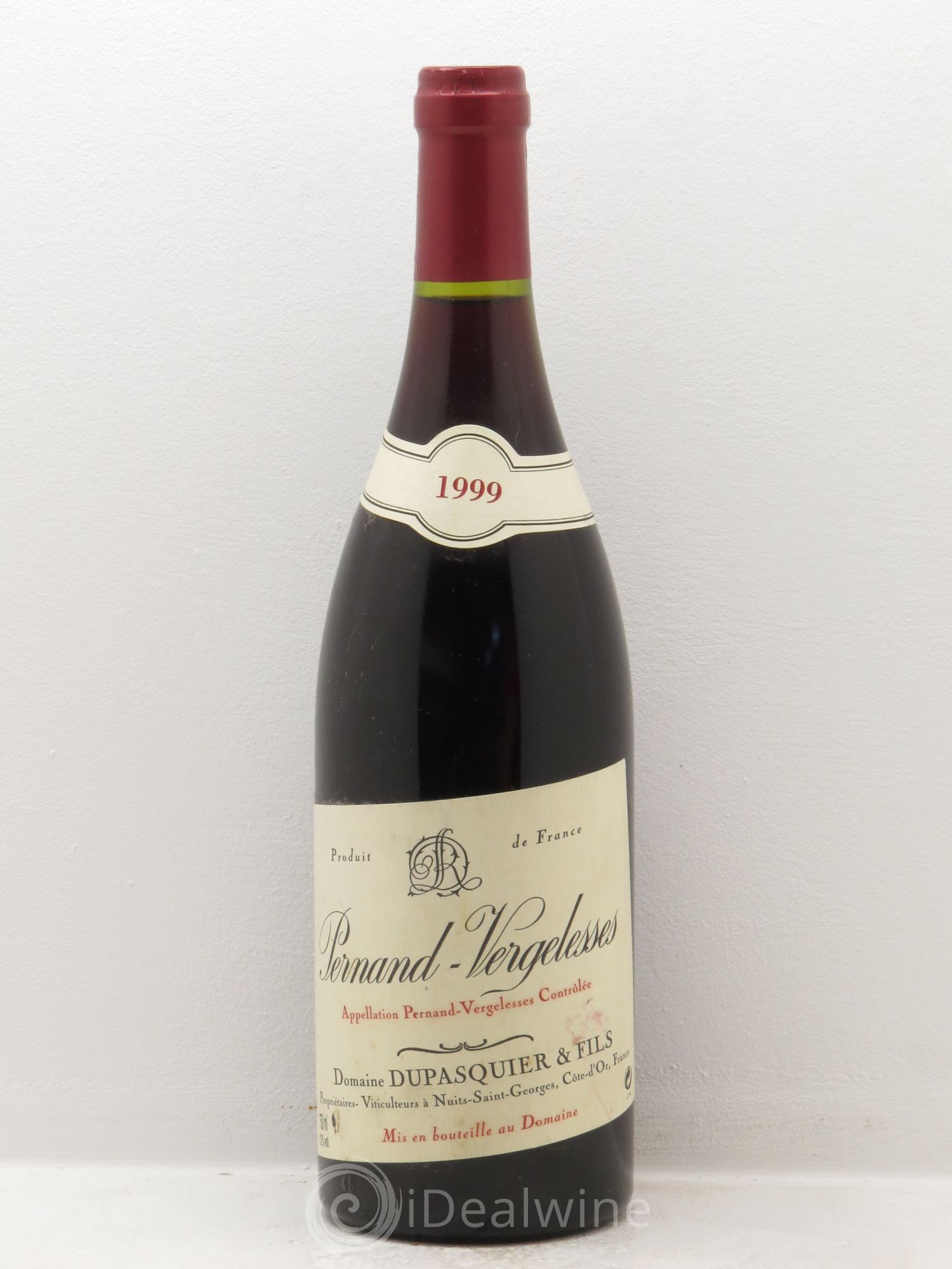 Pernand-Vergelesses Domaine Dupasquier et Fils (sans prix de réserve) 1999 - Posten von 1 Flasche - 0