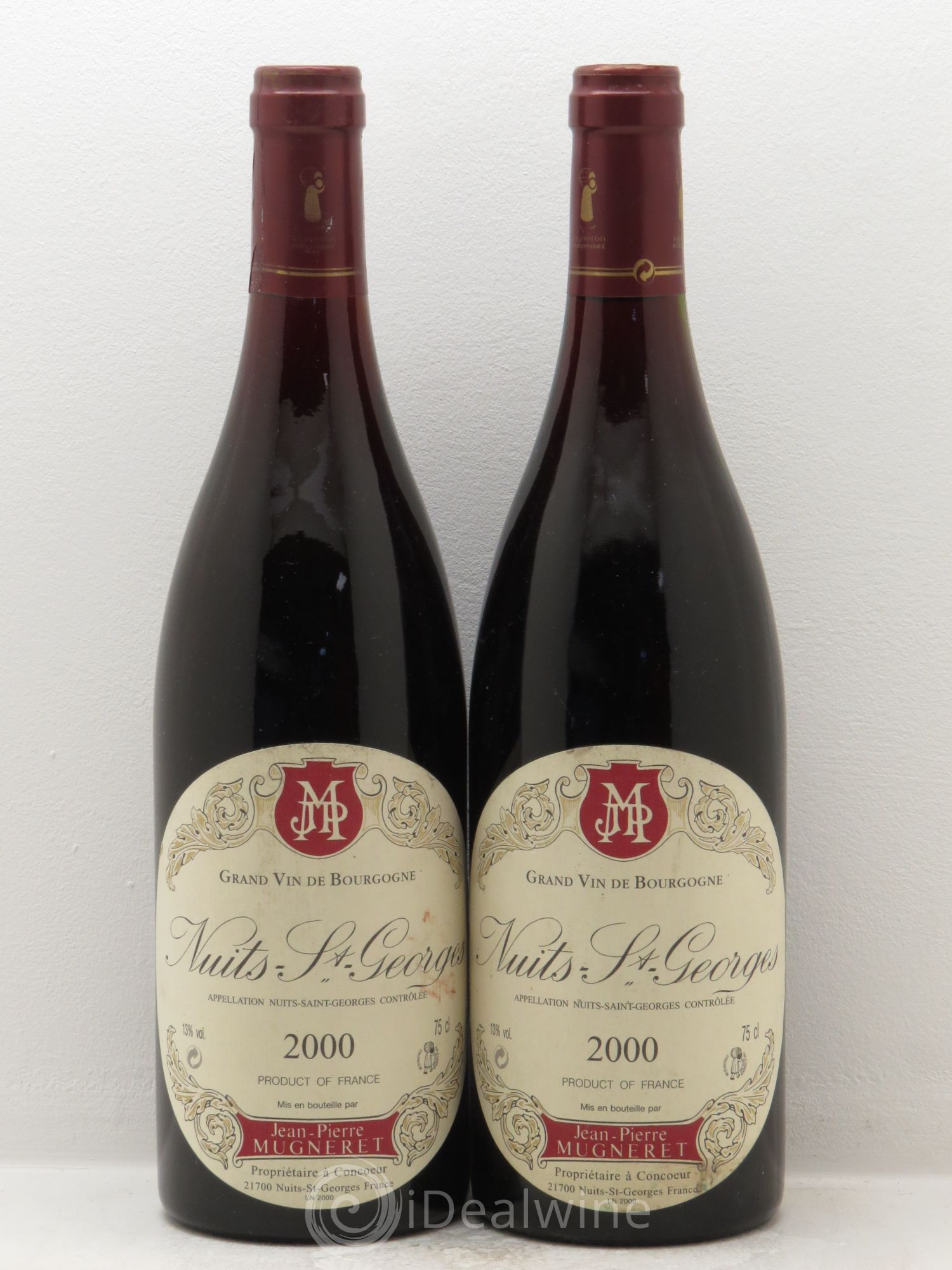Nuits-Saint-Georges Jean-Pierre Mugneret 2000 - Lot de 2 bouteilles - 0
