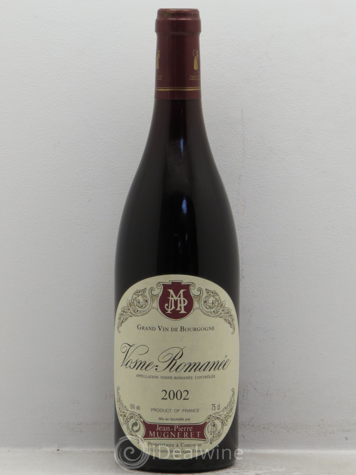 Vosne-Romanée Jean Pierre Mugneret 2002 - Posten von 1 Flasche - 0