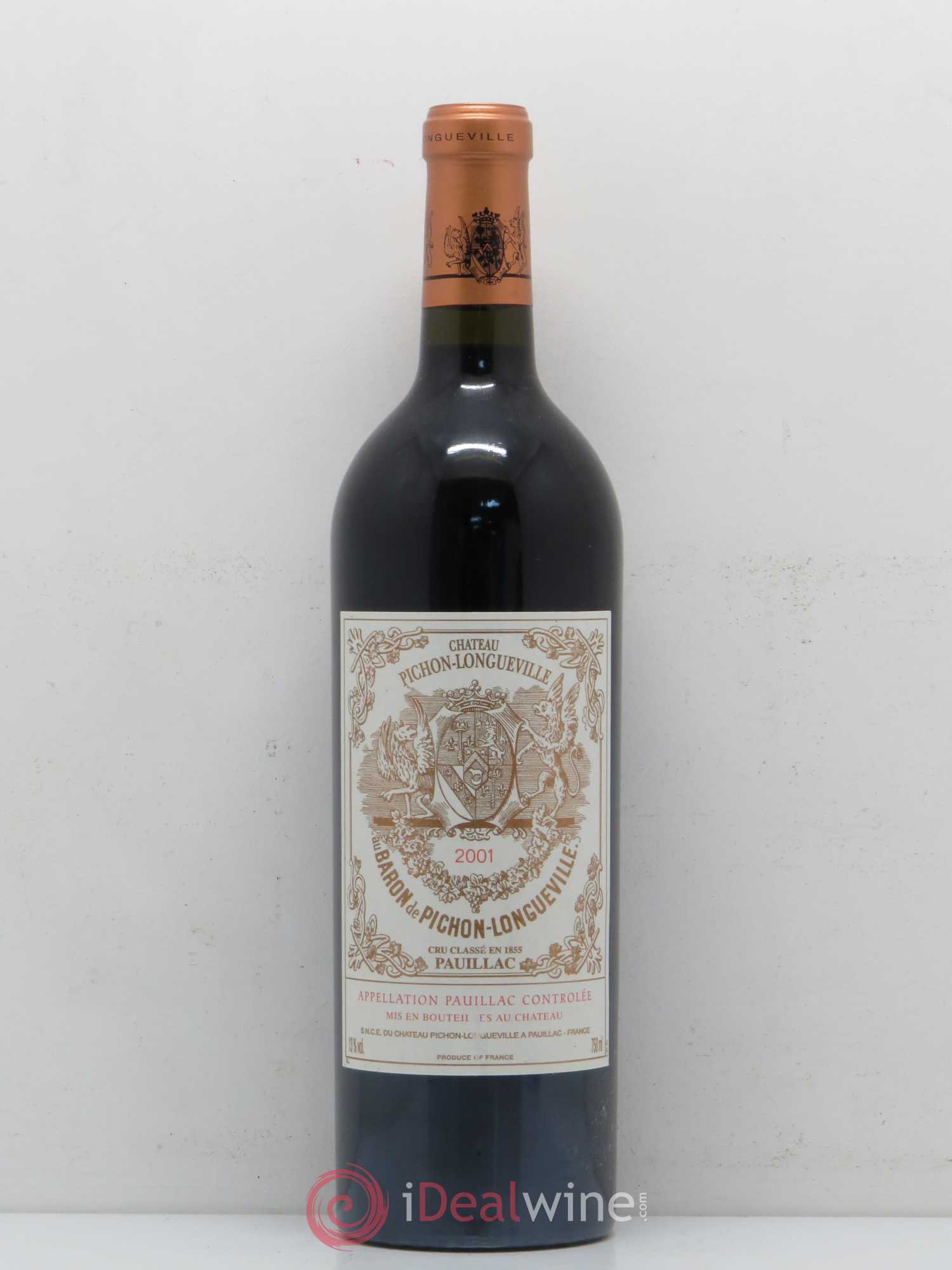 Pichon Longueville Baron 2ème Grand Cru Classé 2001 - Lot de 1 bouteille - 0