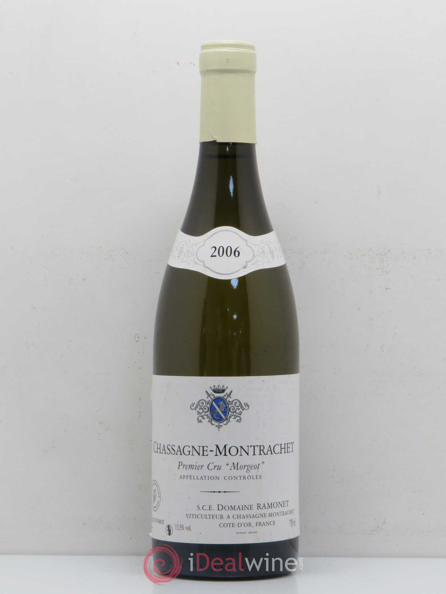 Chassagne-Montrachet 1er Cru Morgeot Ramonet (Domaine) 2006 - Lot de 1 bouteille - 0