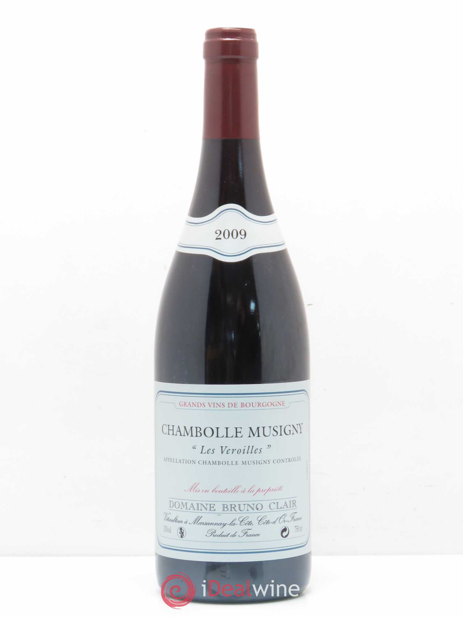 Chambolle-Musigny Les Veroilles Bruno Clair (Domaine) 2009 - Lot de 1 bouteille - 0