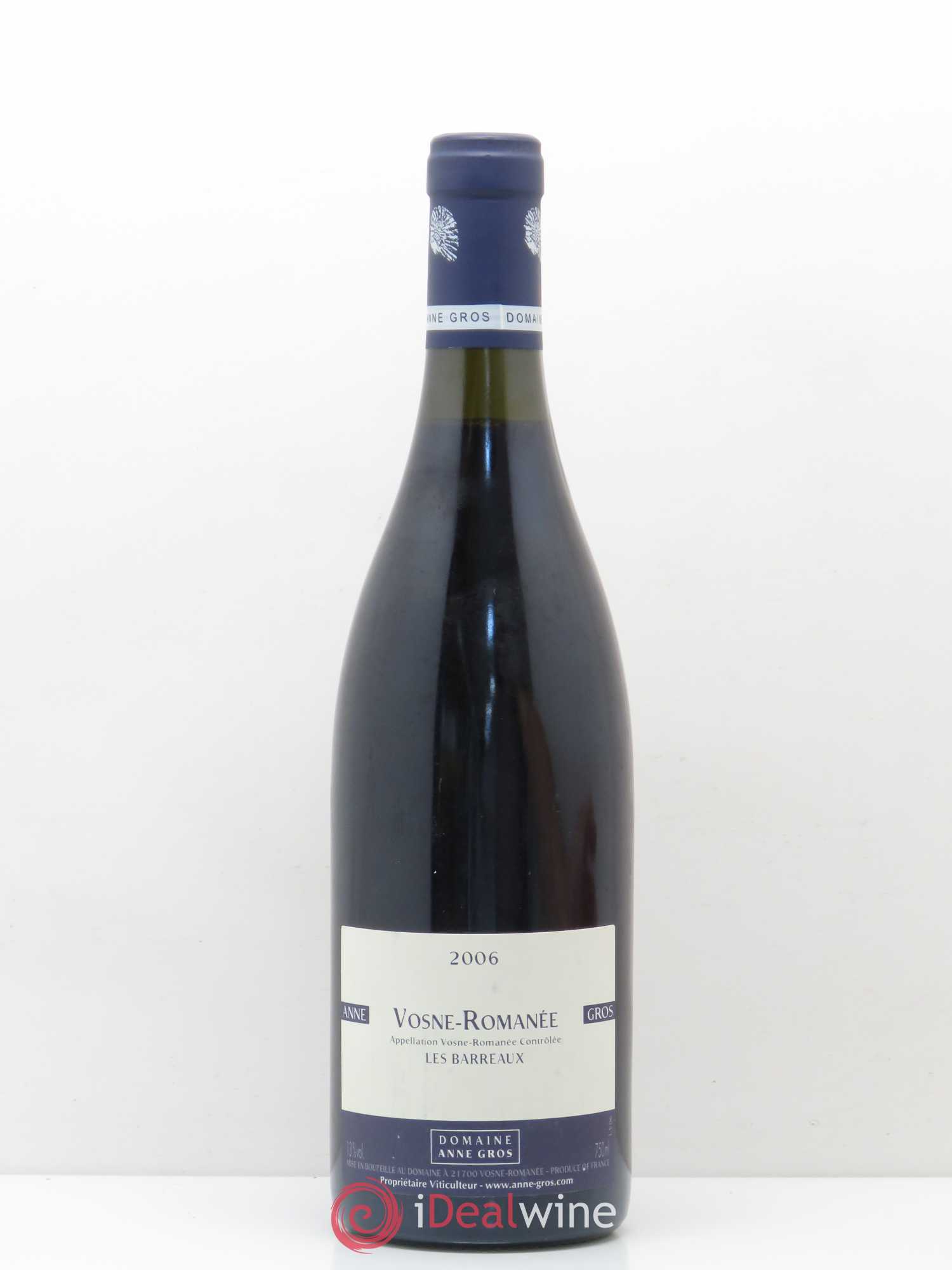 Vosne-Romanée Les Barreaux Anne Gros (sans prix de réserve) 2006 - Lot de 1 bouteille - 0