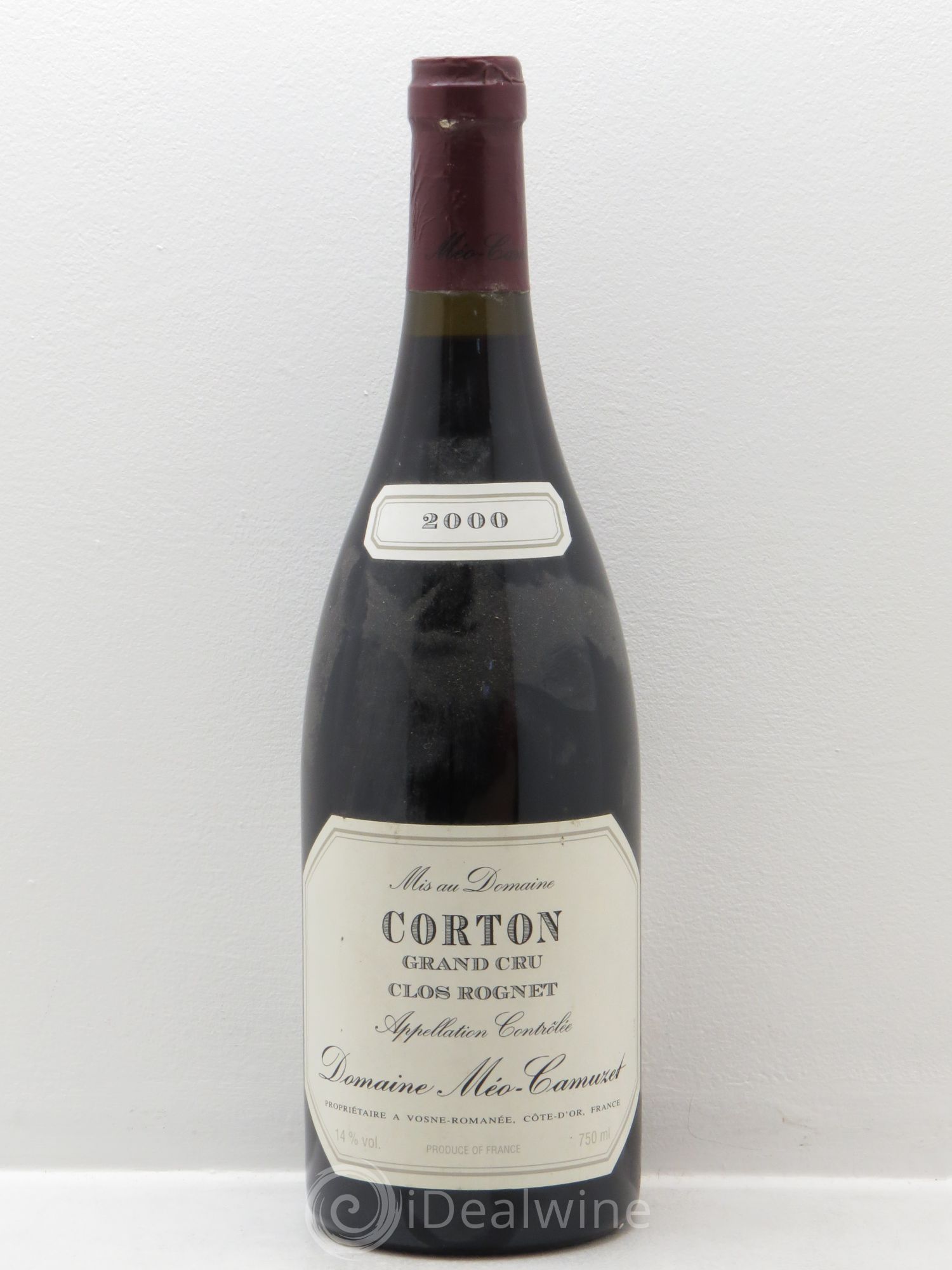 Corton Grand Cru Clos Rognet Méo-Camuzet (Domaine) 2000 - Lot de 1 bouteille - 0