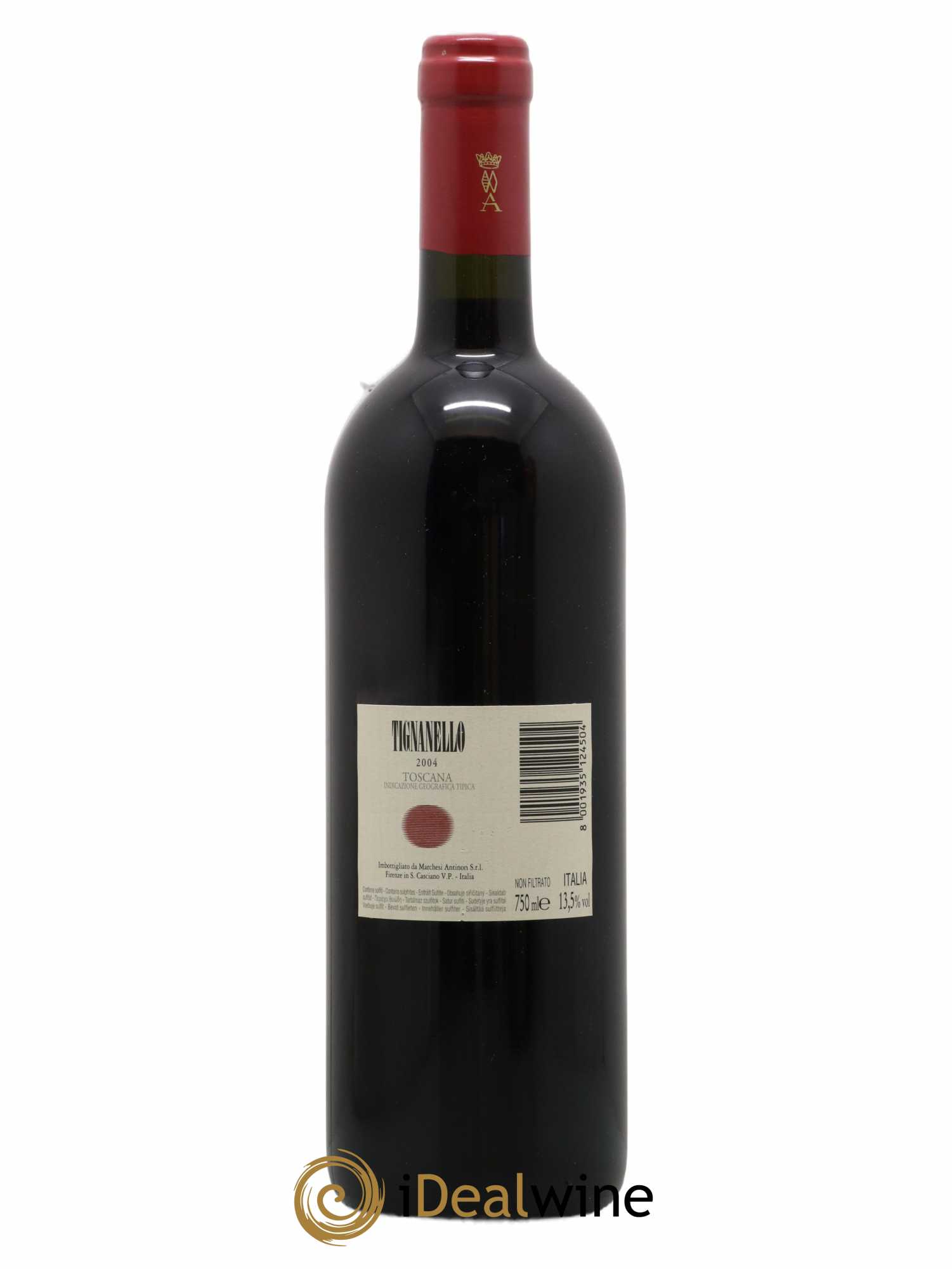 Toscana IGT Tignanello Tenuta Tignanello - Marchesi Antinori 2004 - Lot de 1 bouteille - 1