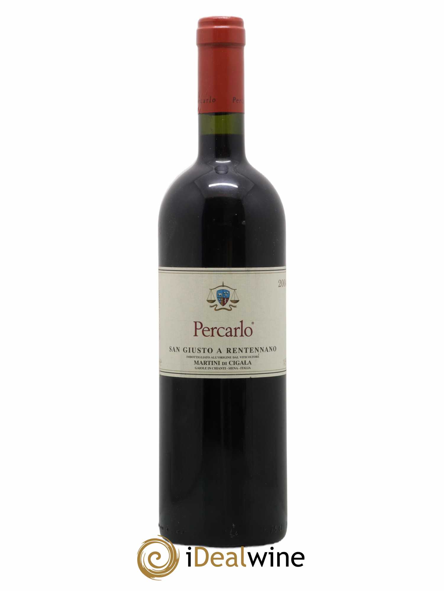 Toscana IGT San Giusto a Rentennano Percarlo Famille Martini di Cigala 2004 - Lot de 1 bouteille - 0