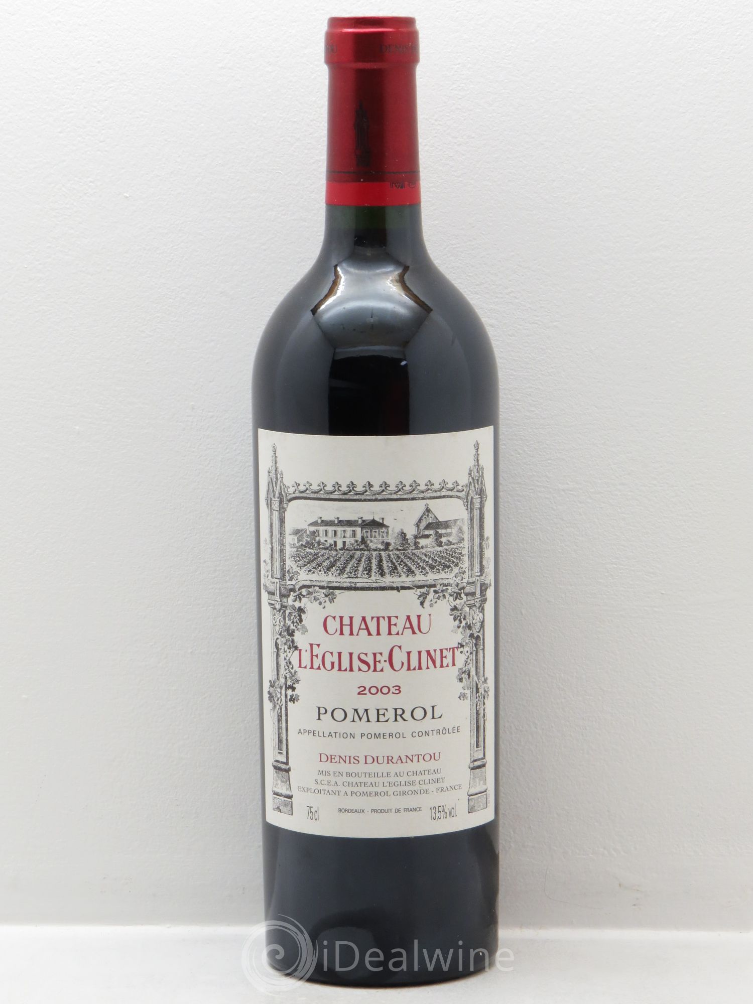 Château l' Église Clinet 2003 - Lot de 1 bouteille - 0