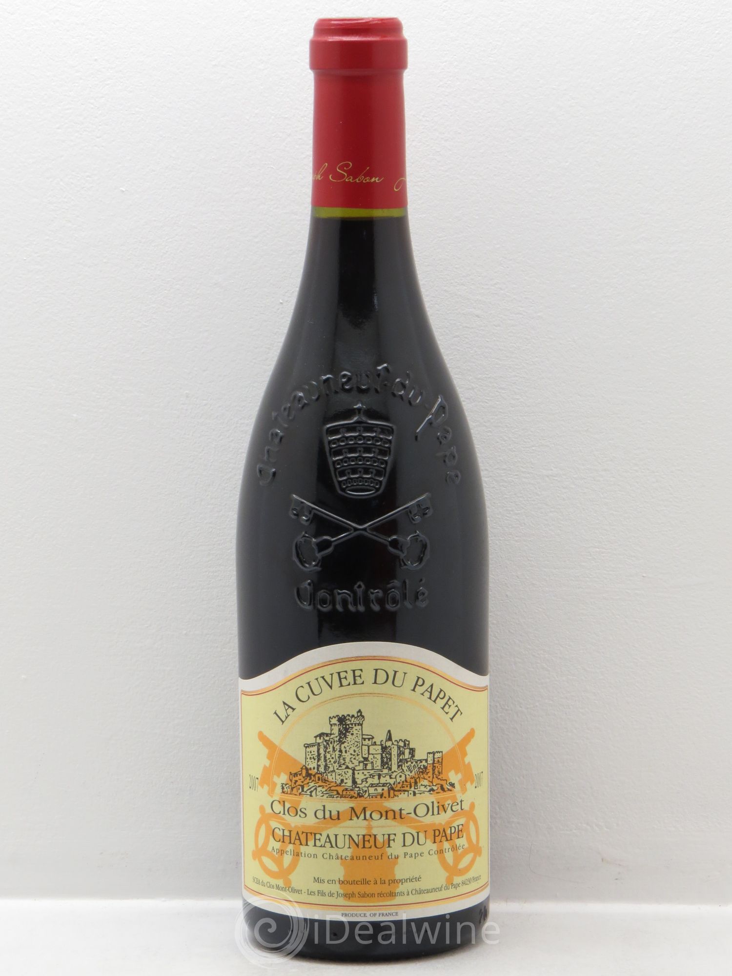 Châteauneuf-du-Pape Cuvée du Papet Clos du Mont-Olivet 2007 - Lot de 1 bouteille - 0