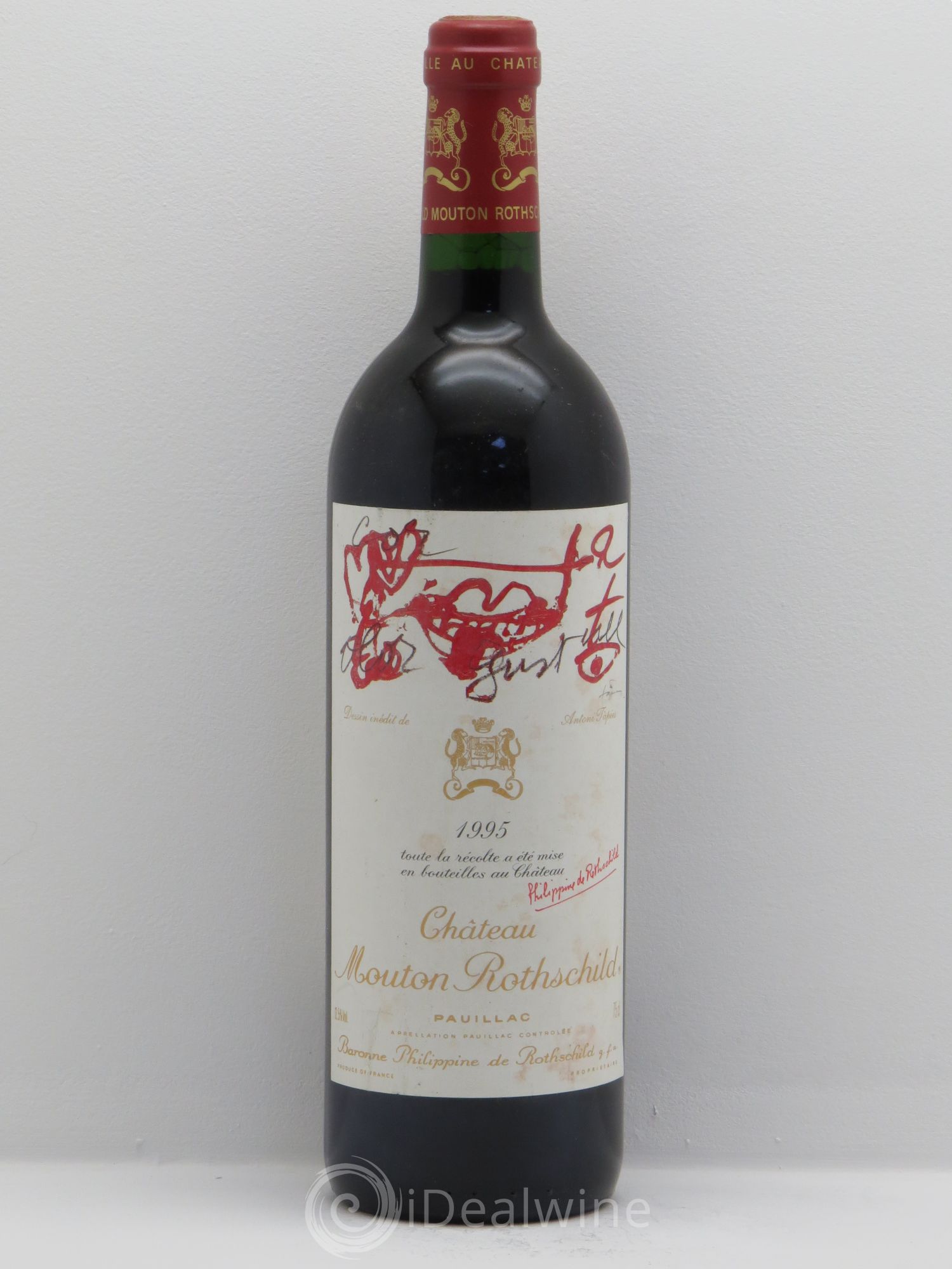 Château Mouton Rothschild 1er Grand Cru Classé 1995 - Lot de 1 bouteille - 0