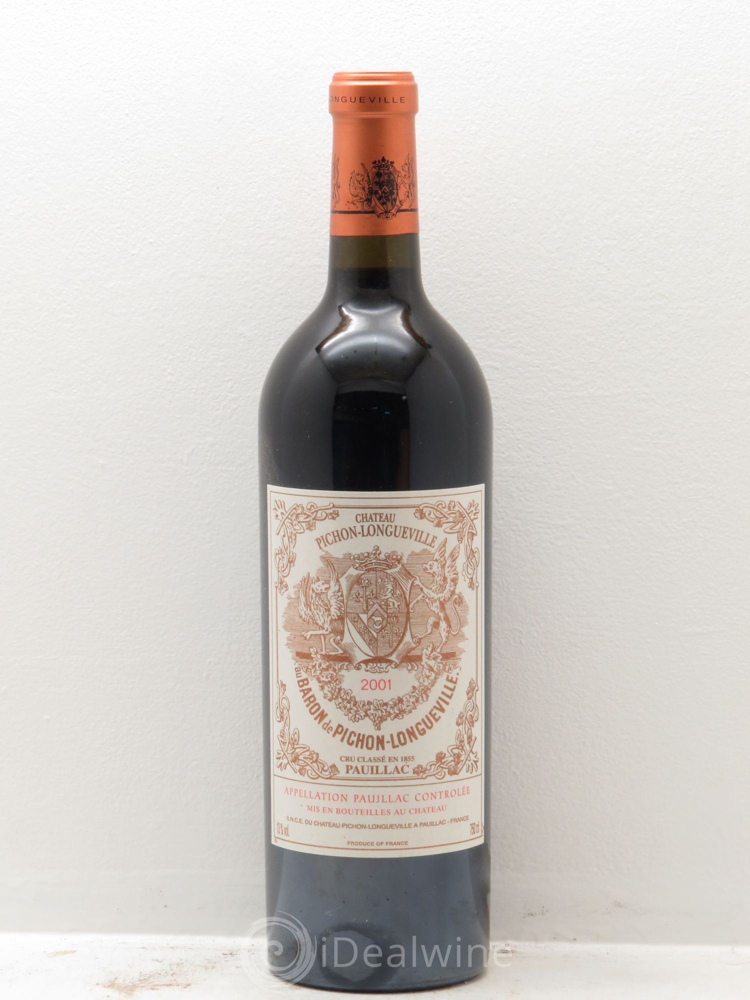 Pichon Longueville Baron 2ème Grand Cru Classé 2001 - Lot de 1 bouteille - 0