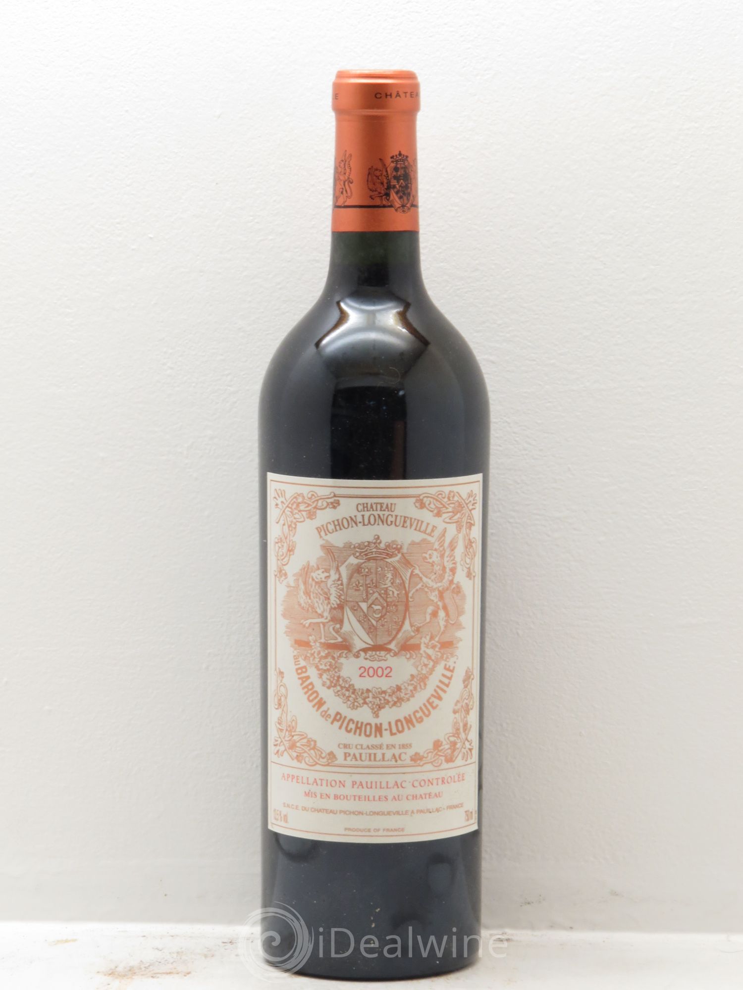 Pichon Longueville Baron 2ème Grand Cru Classé 2002 - Lot de 1 bouteille - 0