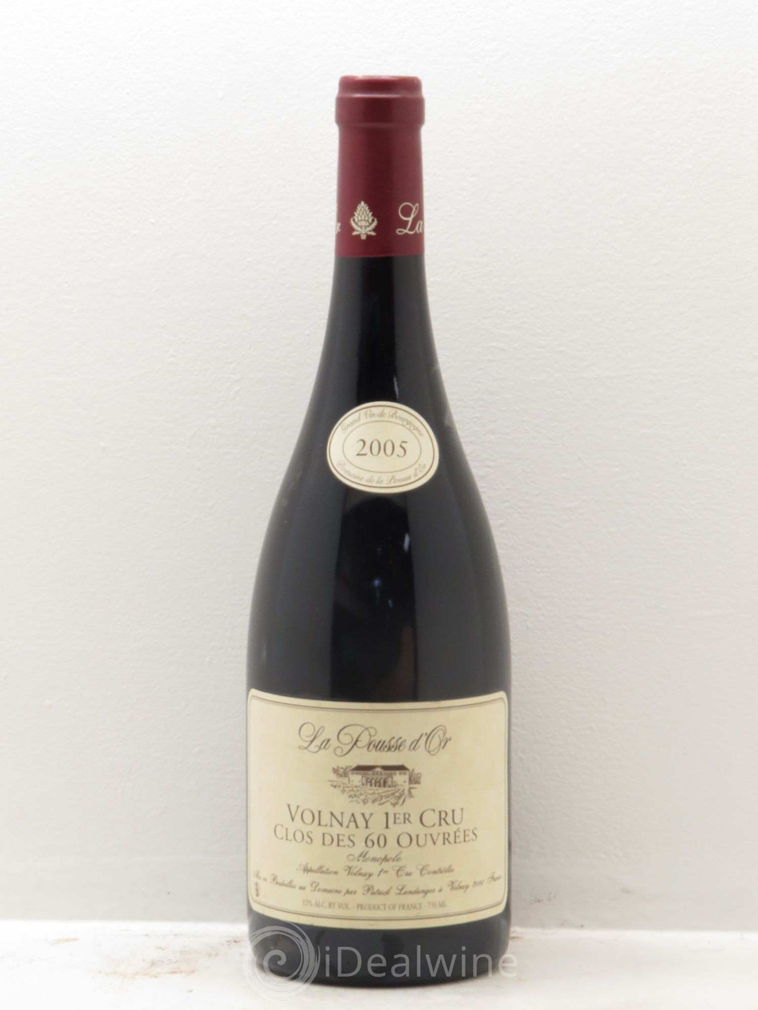 Volnay 1er Cru Clos des 60 ouvrées La Pousse d'Or (Domaine de) 2005 - Lot de 1 bouteille - 0