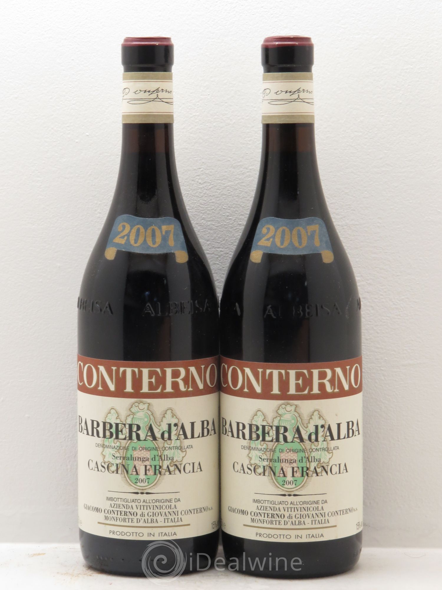 Barbera d'Alba DOC Giacomo Conterno 2007 - Posten von 2 Flaschen - 0