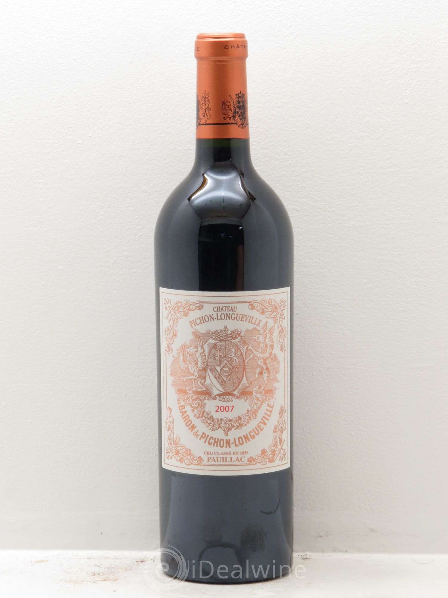 Pichon Longueville Baron 2ème Grand Cru Classé 2007 - Lot de 1 bouteille - 0