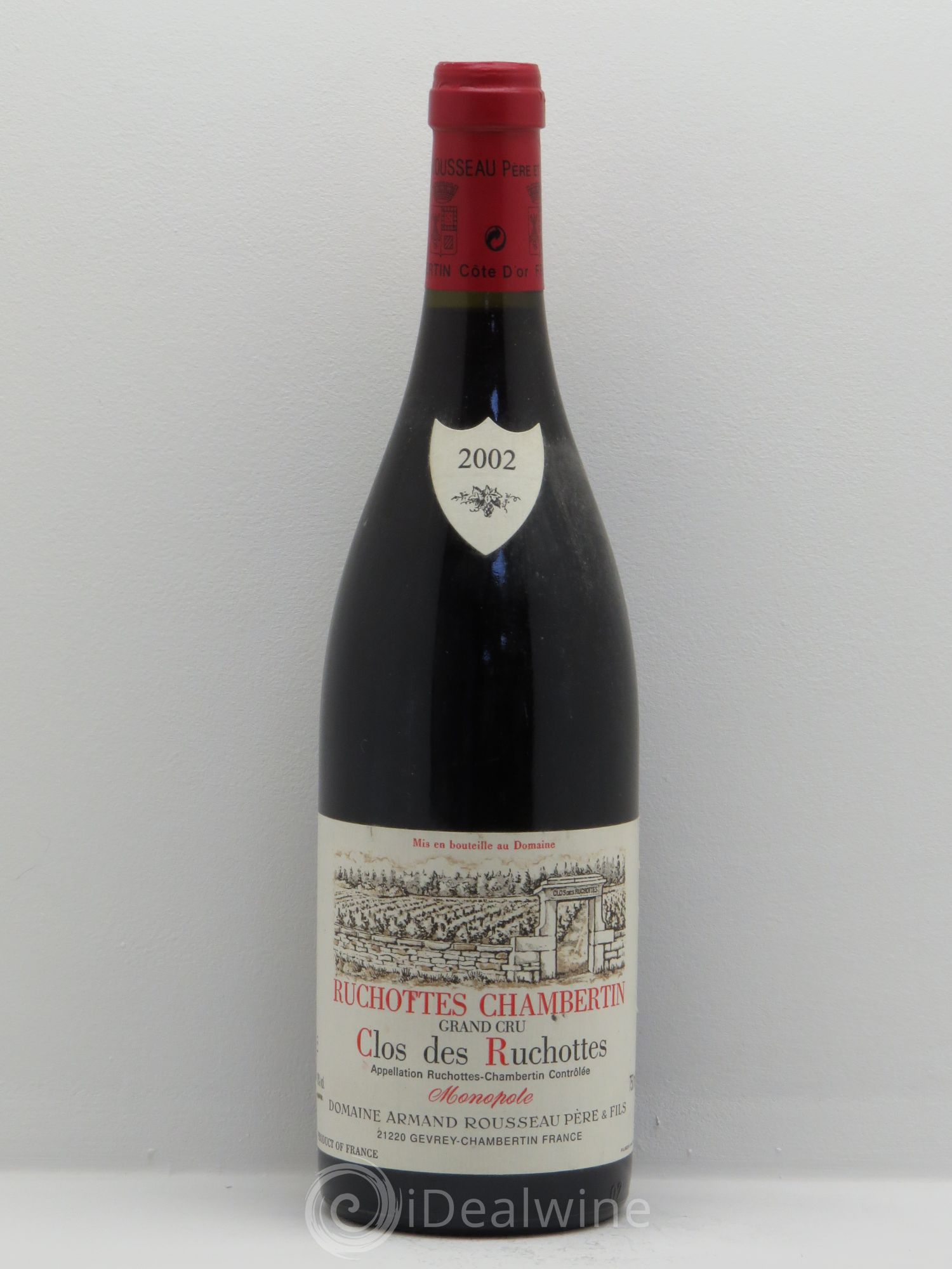 Ruchottes-Chambertin Grand Cru Clos des Ruchottes Armand Rousseau (Domaine) 2002 - Lot de 1 bouteille - 0
