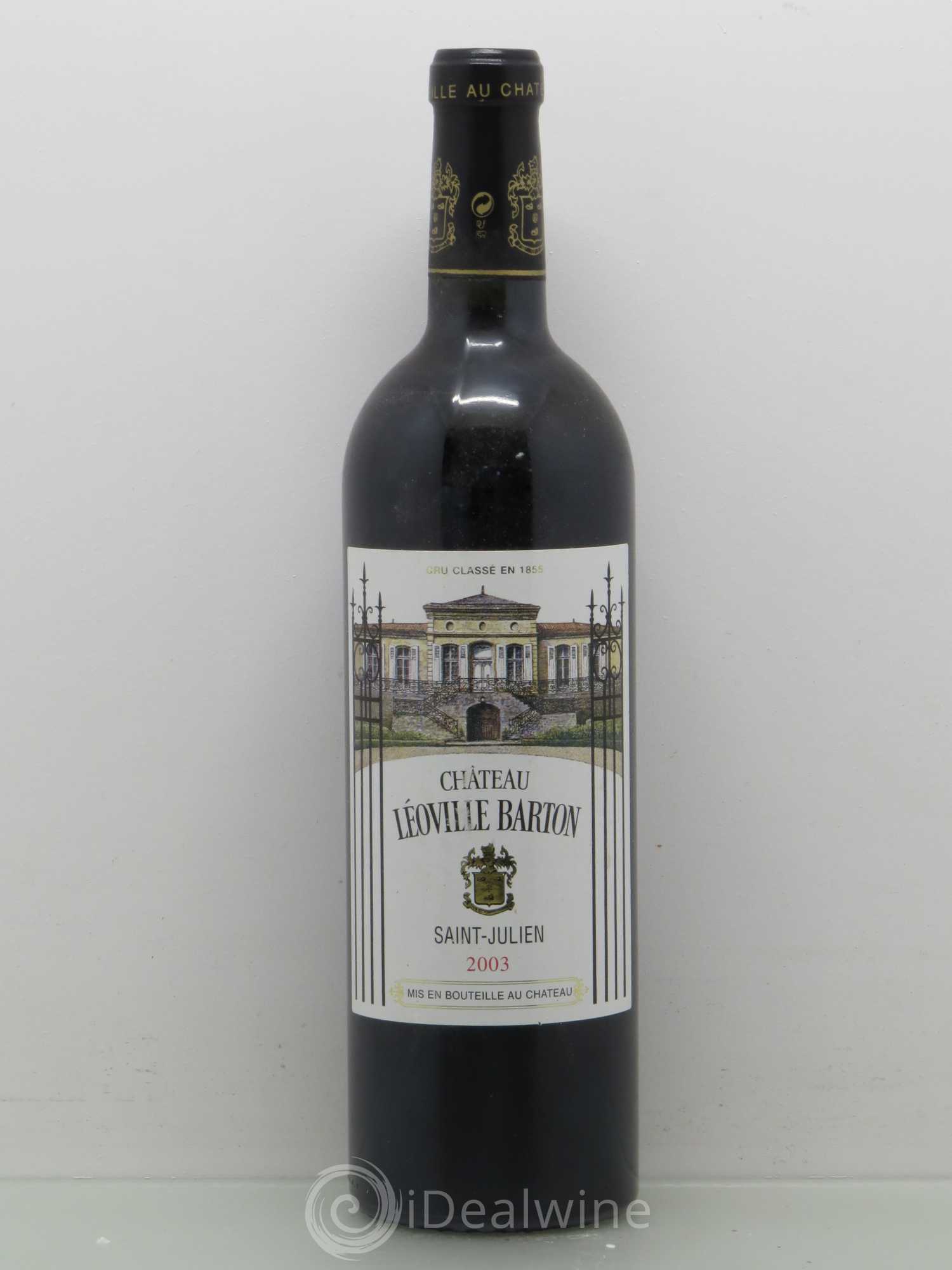 Château Léoville Barton 2ème Grand Cru Classé (sans prix de réserve) 2003 - Lot de 1 bouteille - 0