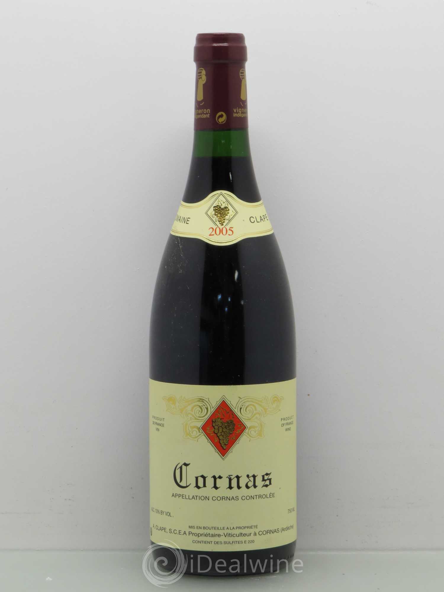 Cornas Auguste Clape (sans prix de réserve) 2005 - Lot de 1 bouteille - 0