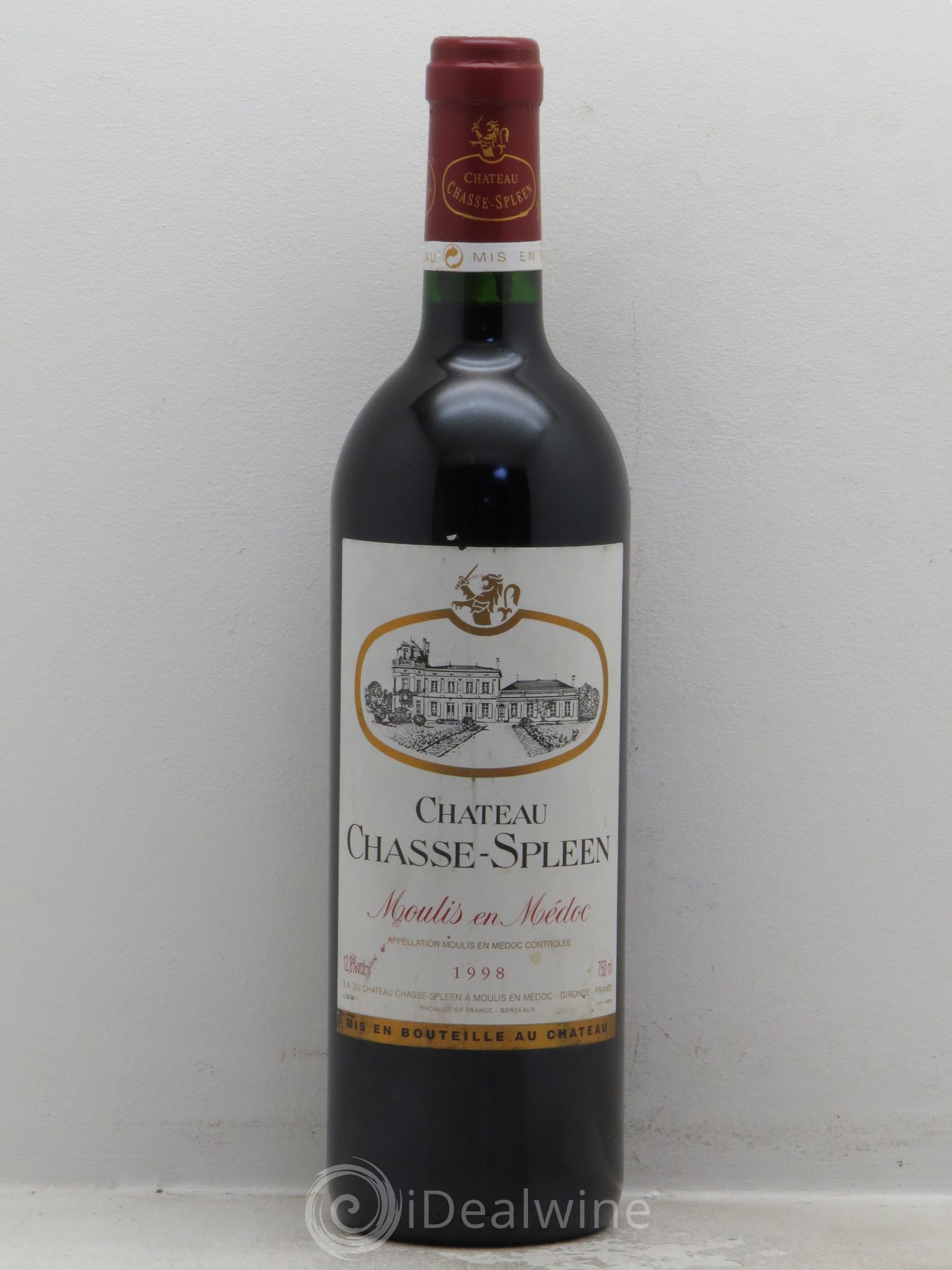 Château Chasse Spleen 1998 - Lot de 1 bouteille - 0