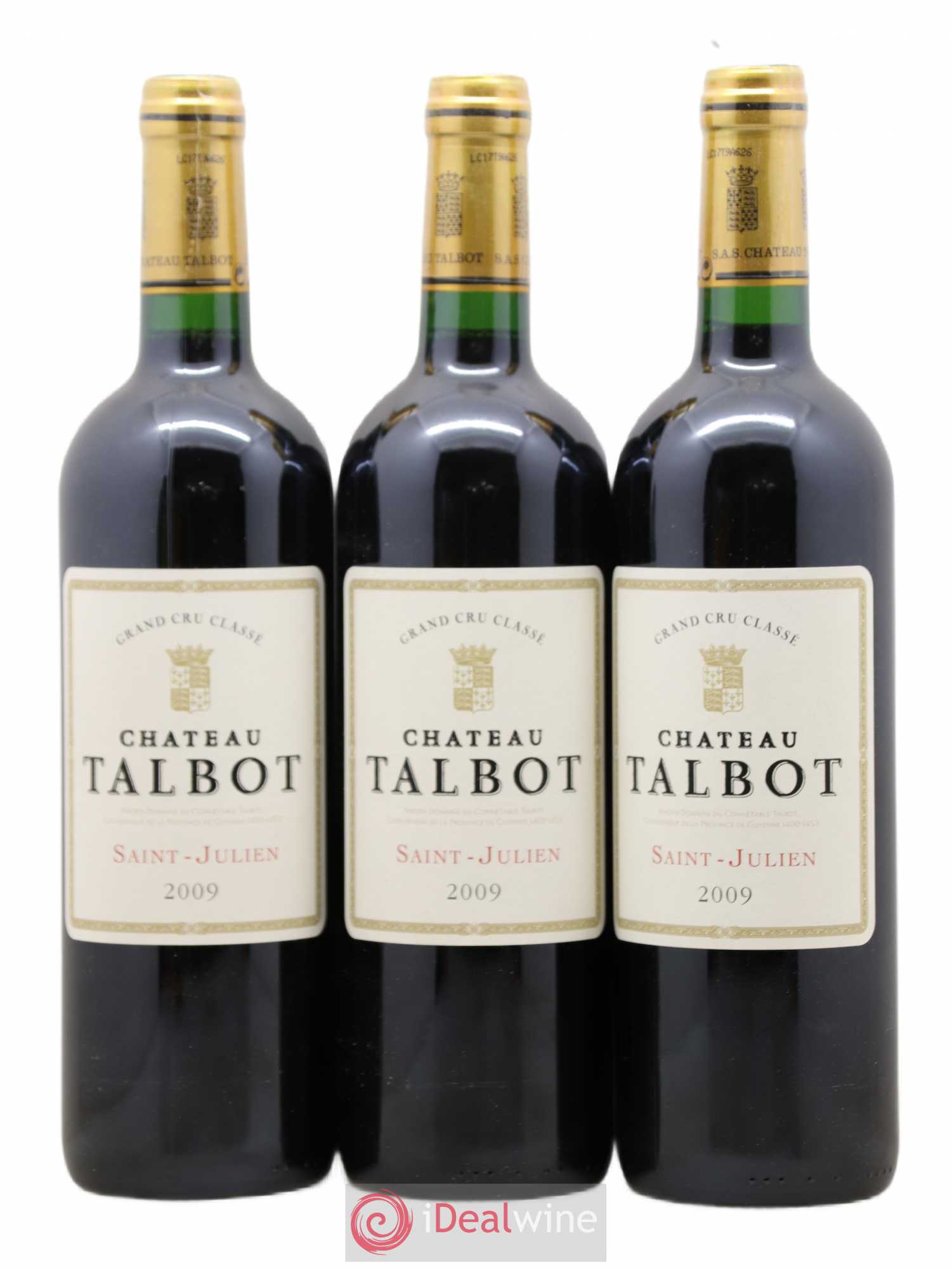 Château Talbot 4ème Grand Cru Classé 2009 - Lot de 12 bouteilles - 4