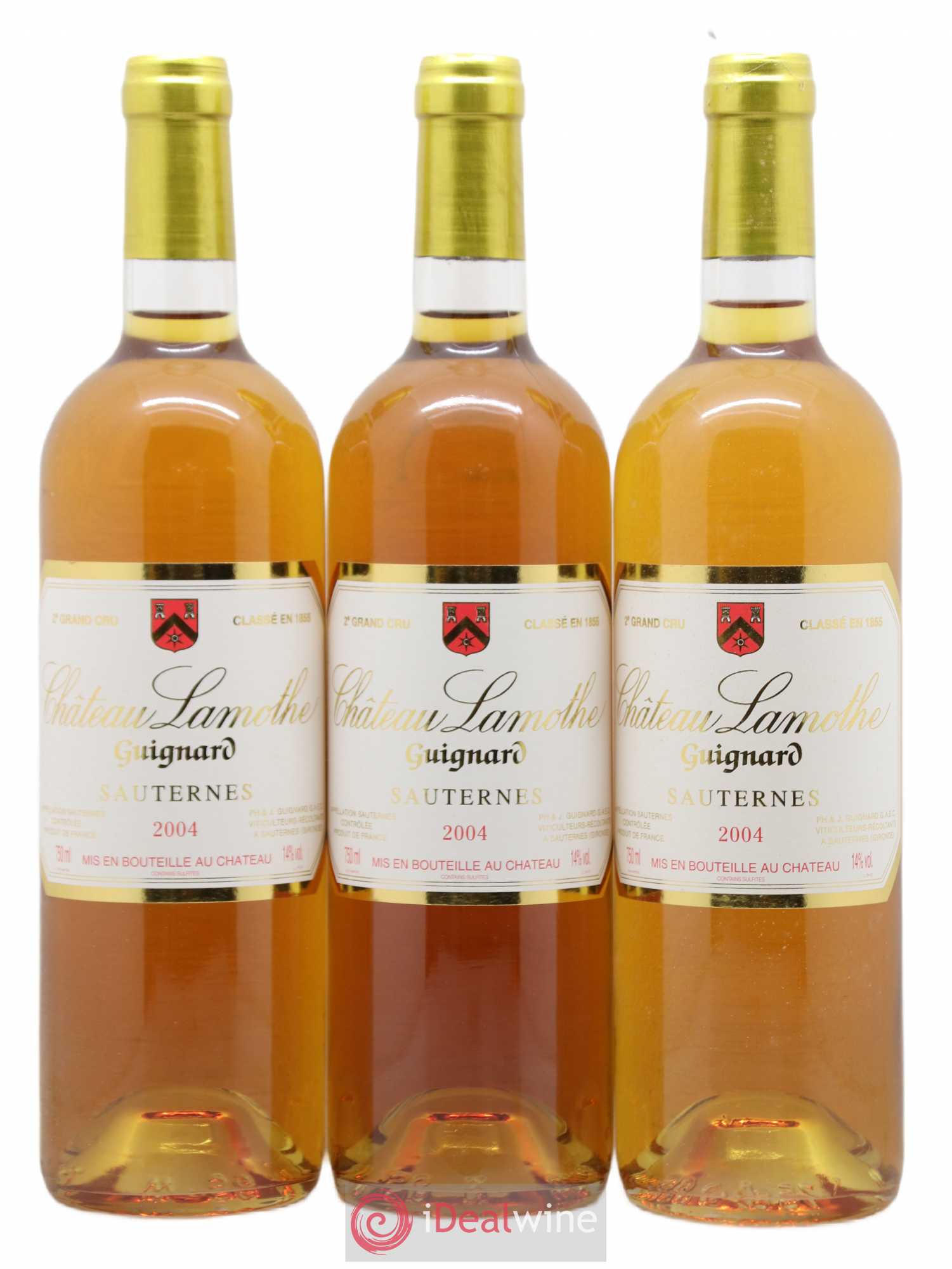 Château Lamothe Guignard 2ème Grand Cru Classé 2004 - Lotto di 12 bottiglie - 2
