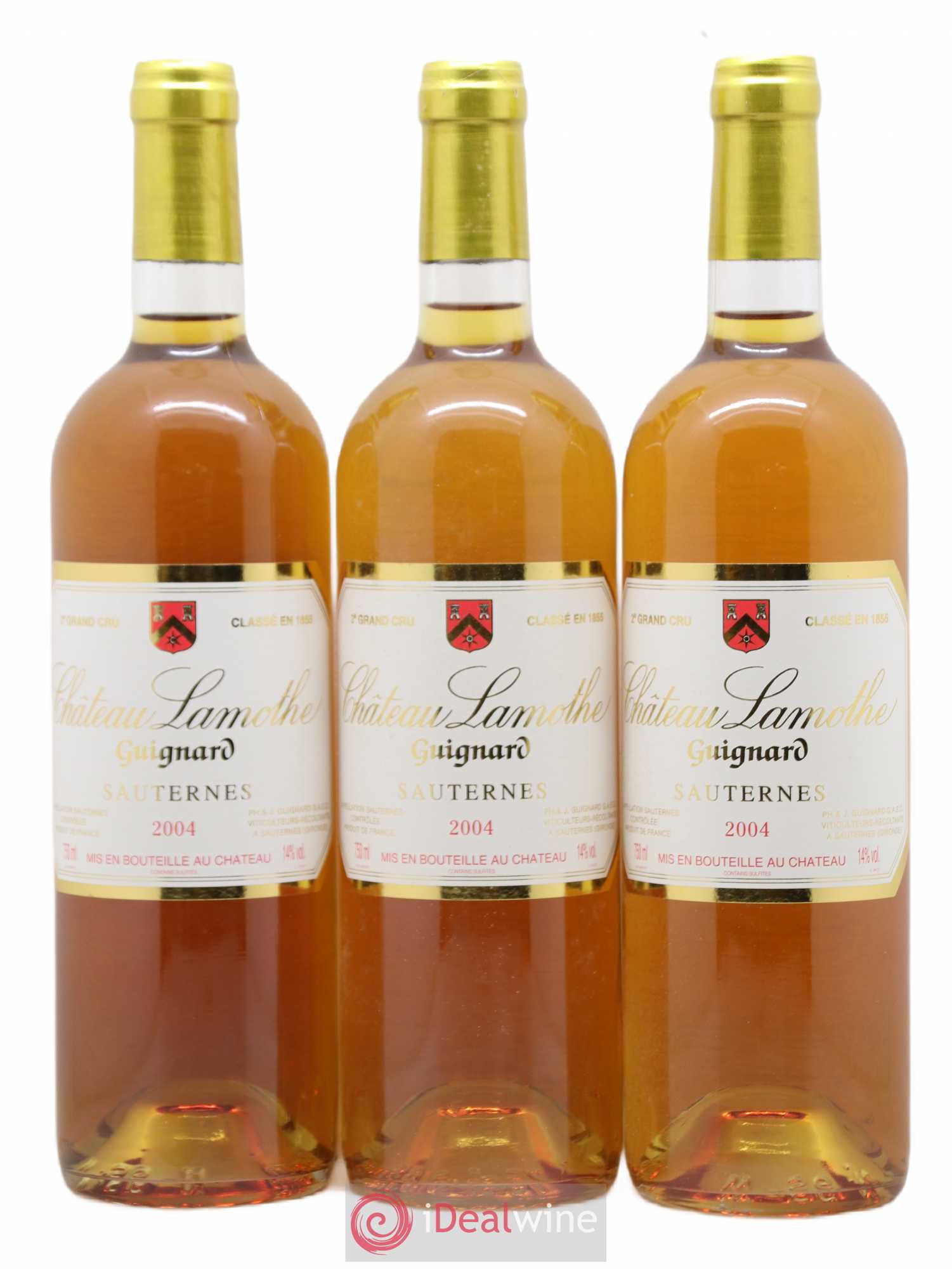 Château Lamothe Guignard 2ème Grand Cru Classé 2004 - Lotto di 12 bottiglie - 4