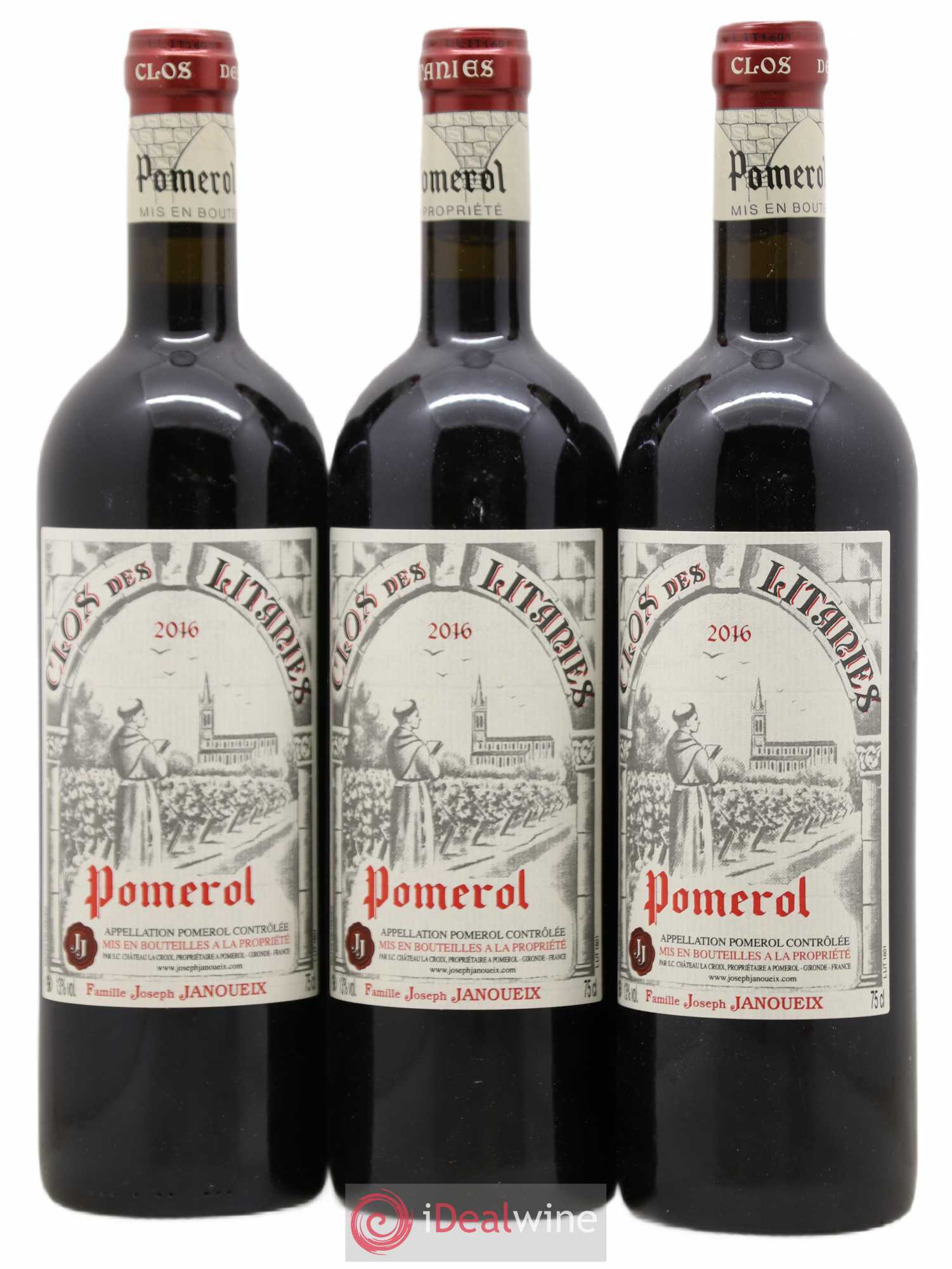 Pomerol Clos des Litanies 2016 - Posten von 12 Flaschen - 3