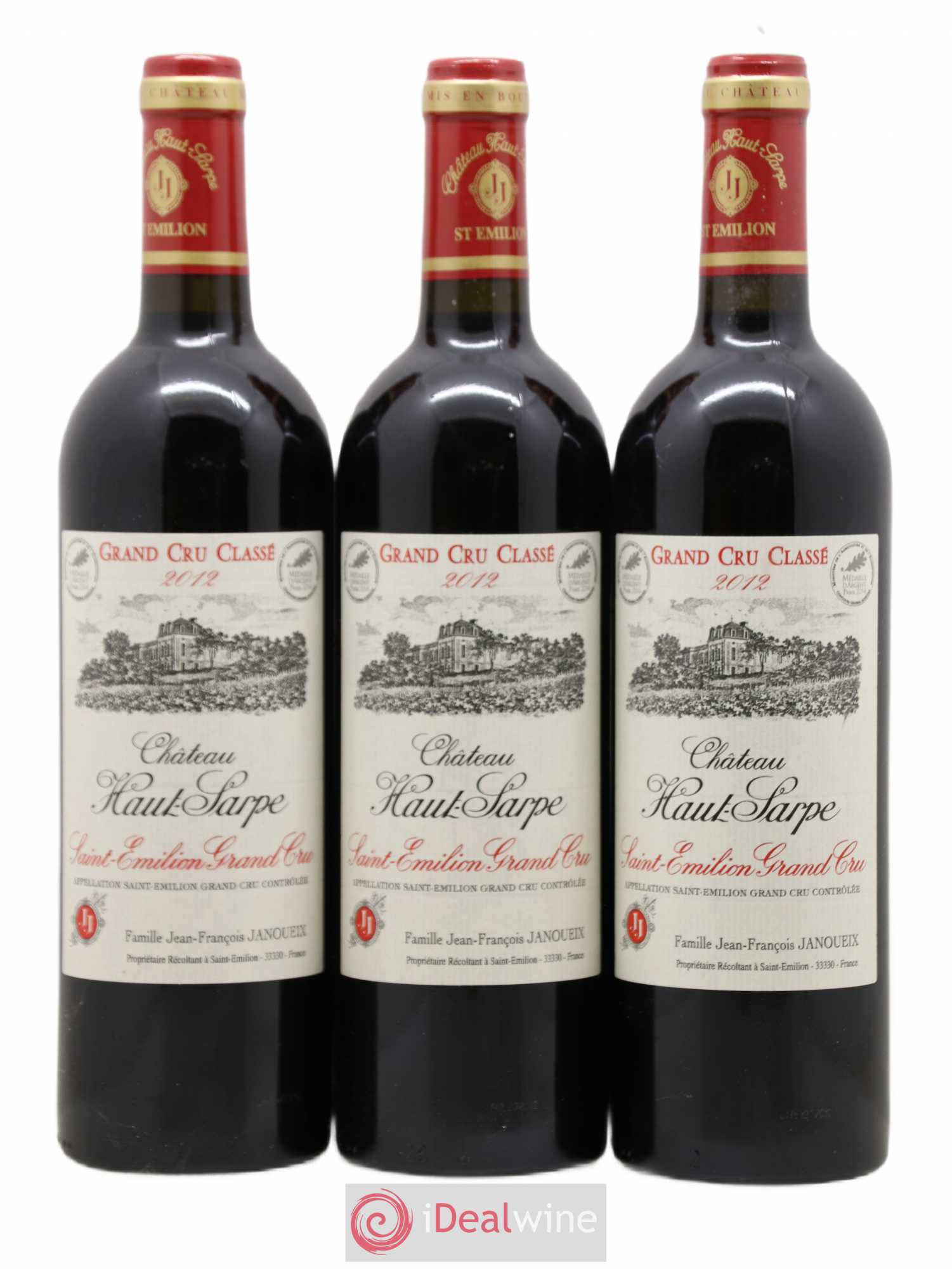 Château Haut Sarpe Grand Cru Classé 2012 - Lot de 12 bouteilles - 1