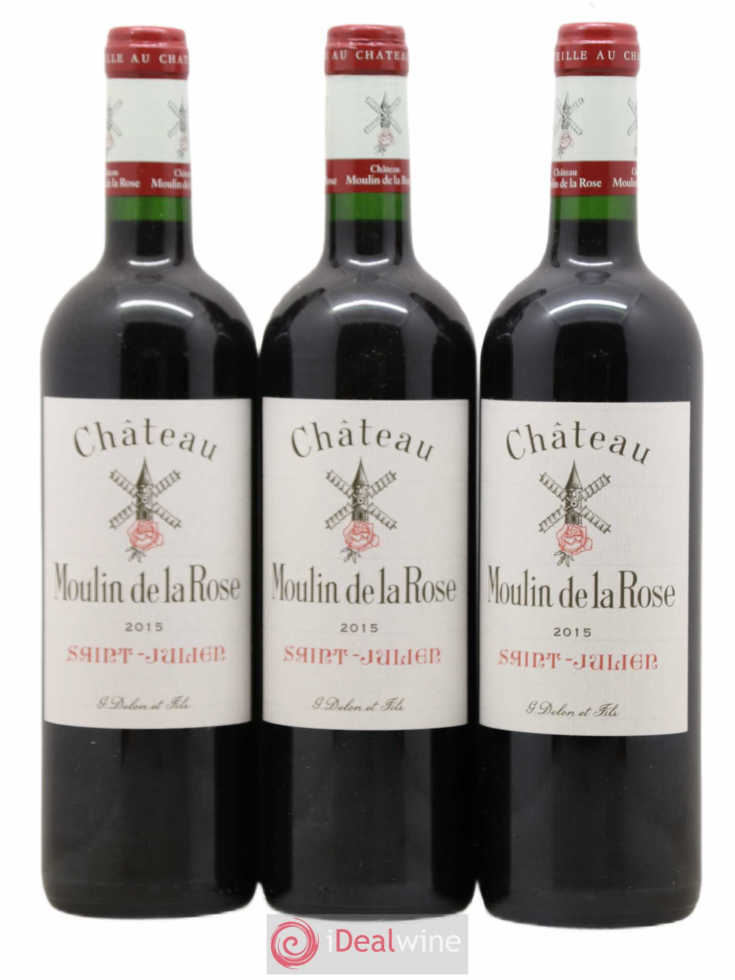 Château Moulin de la Rose Cru Bourgeois 2015 - Lot de 12 bouteilles - 1
