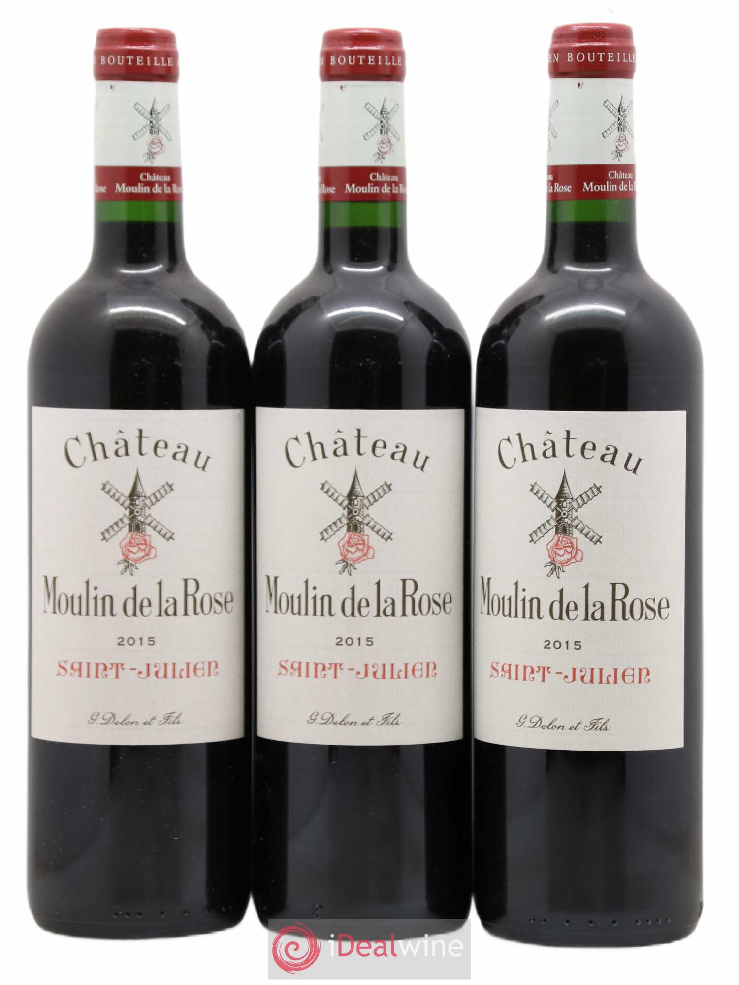 Château Moulin de la Rose Cru Bourgeois 2015 - Lot de 12 bouteilles - 2