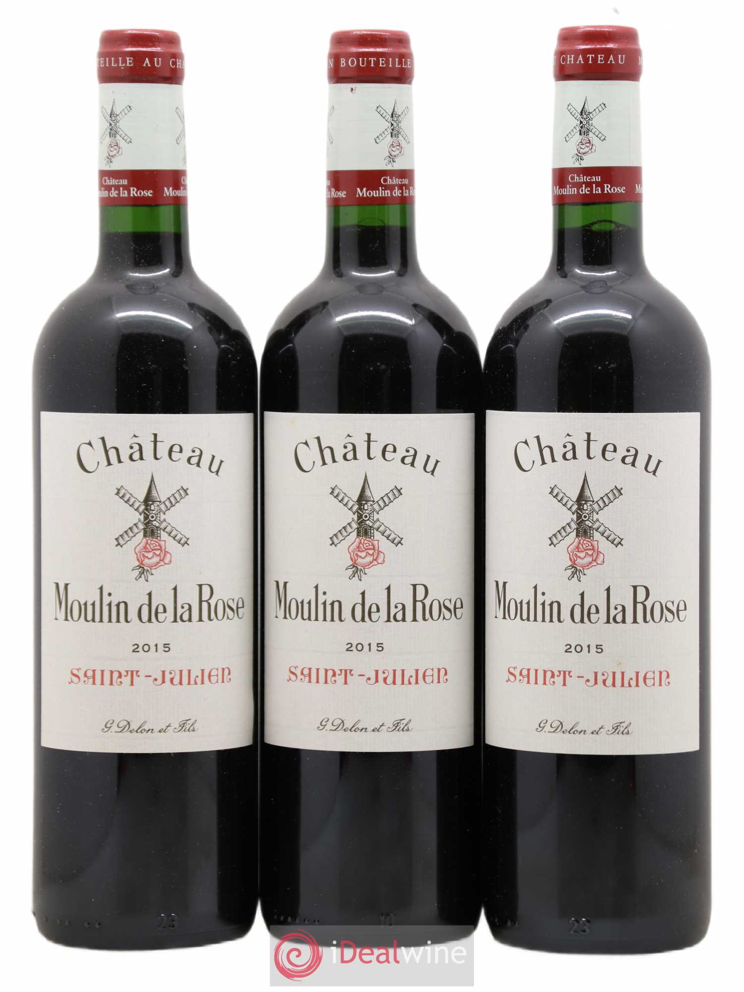 Château Moulin de la Rose Cru Bourgeois 2015 - Lot de 12 bouteilles - 3