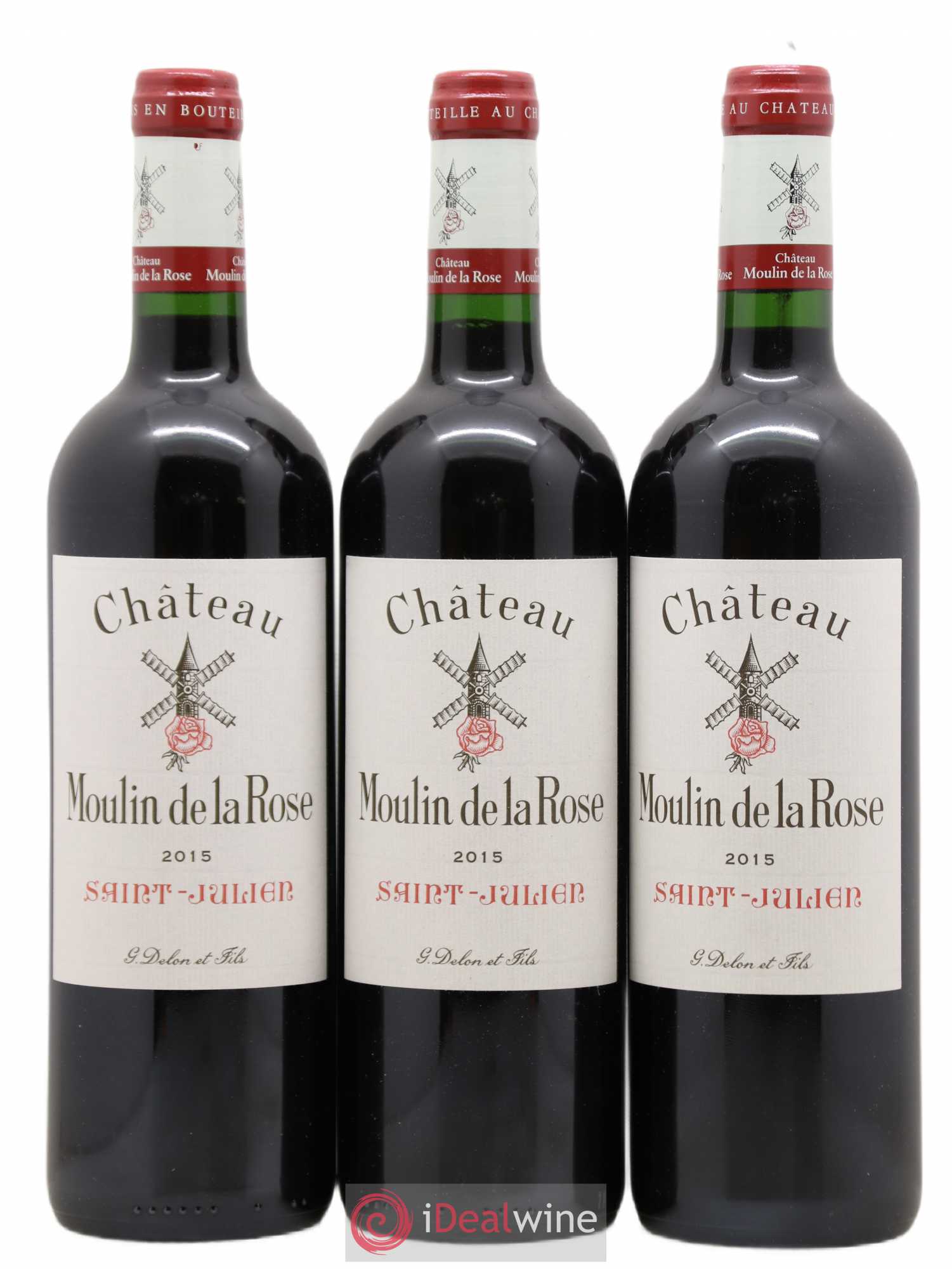 Château Moulin de la Rose Cru Bourgeois 2015 - Lot de 12 bouteilles - 4