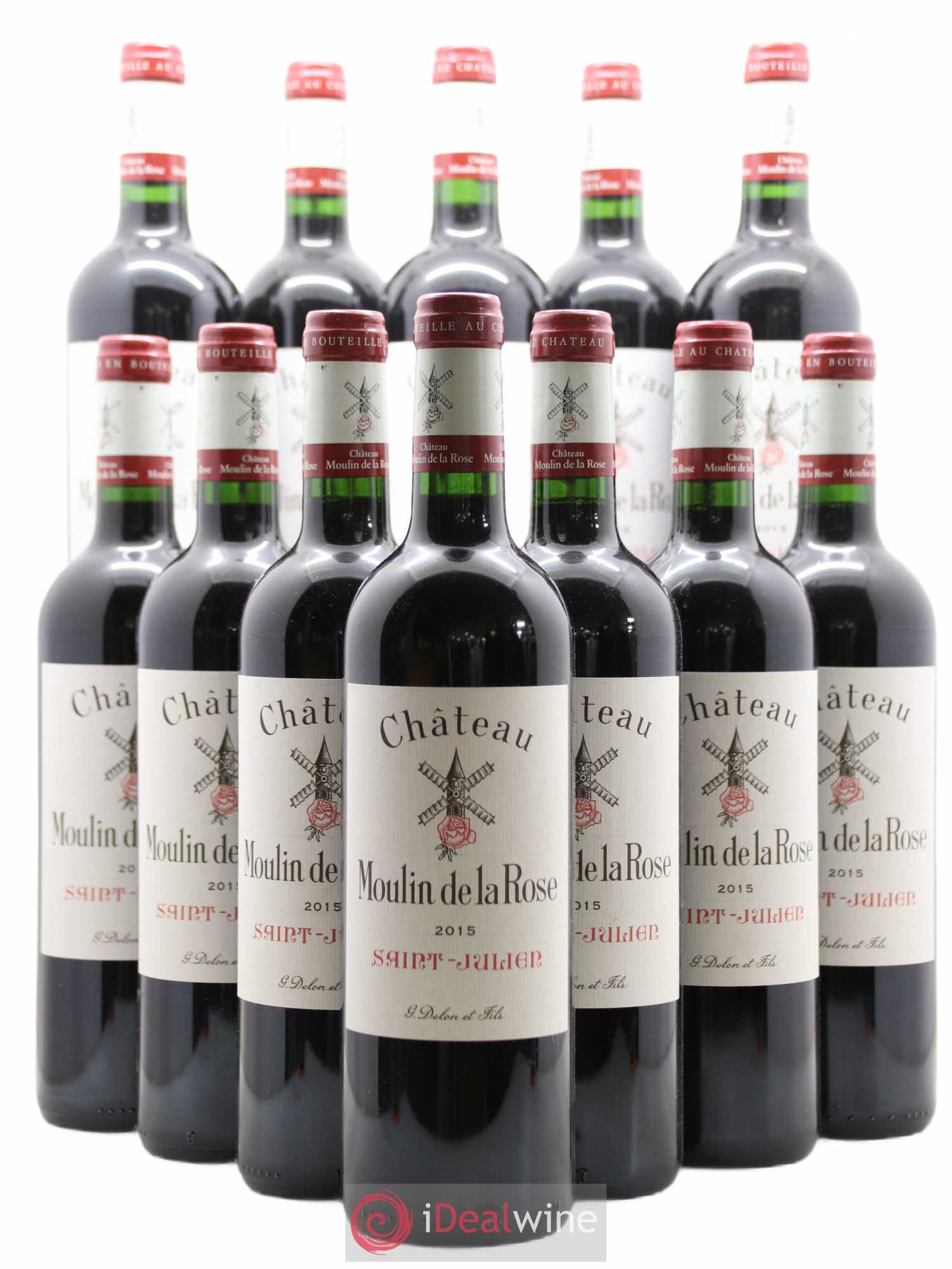 Château Moulin de la Rose Cru Bourgeois 2015 - Lot de 12 bouteilles - 0