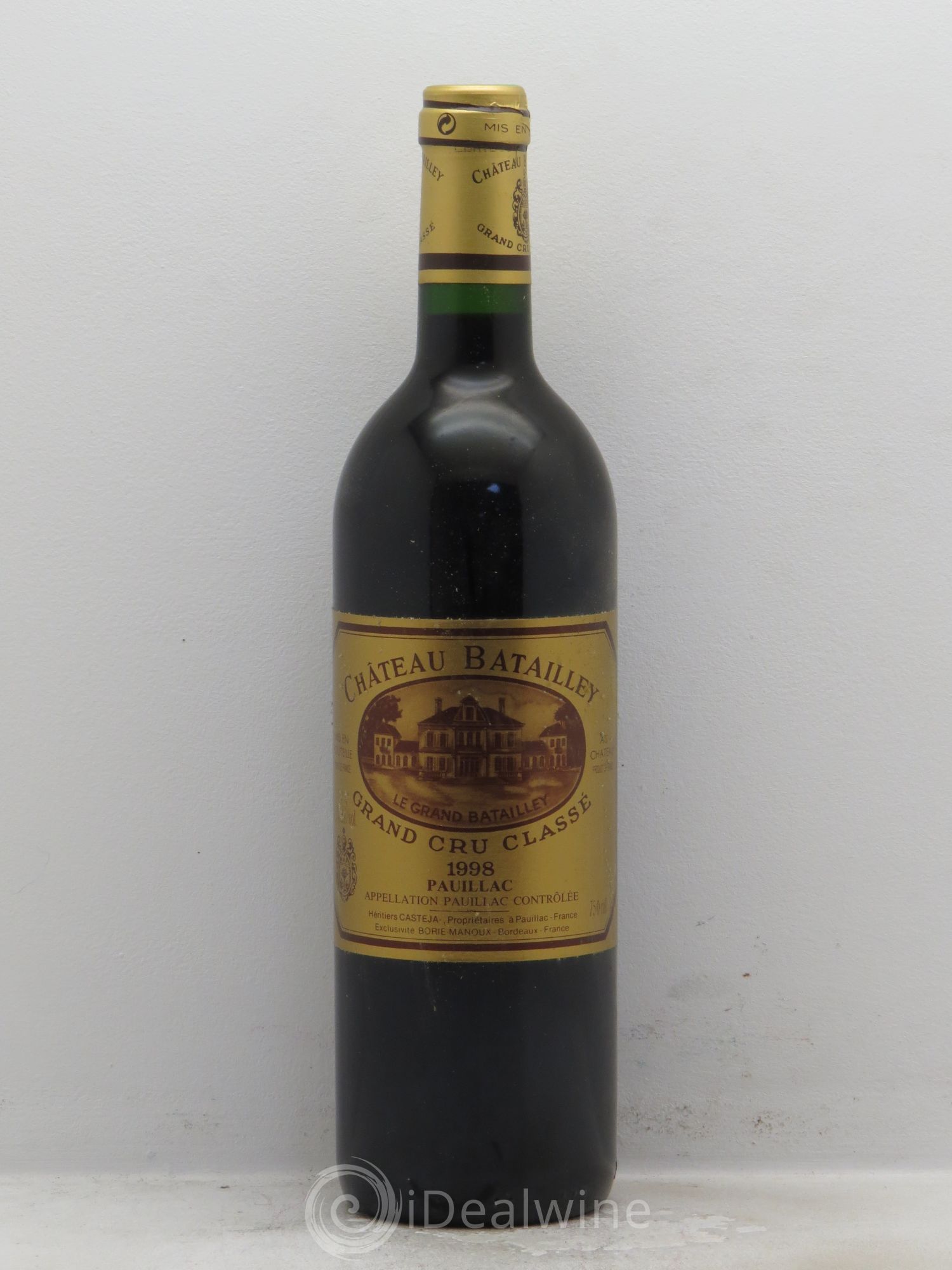 Château Batailley 5ème Grand Cru Classé 1998 - Lot de 12 bouteilles - 0