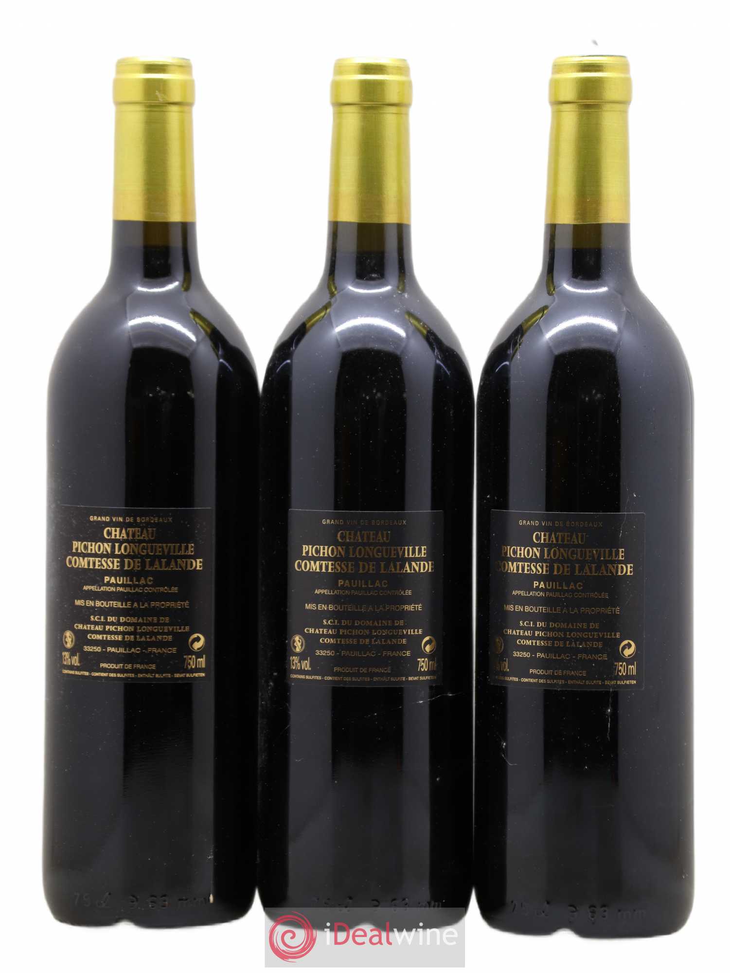 Château Pichon Longueville Comtesse de Lalande 2ème Grand Cru Classé 2009 - Lot de 12 bouteilles - 2