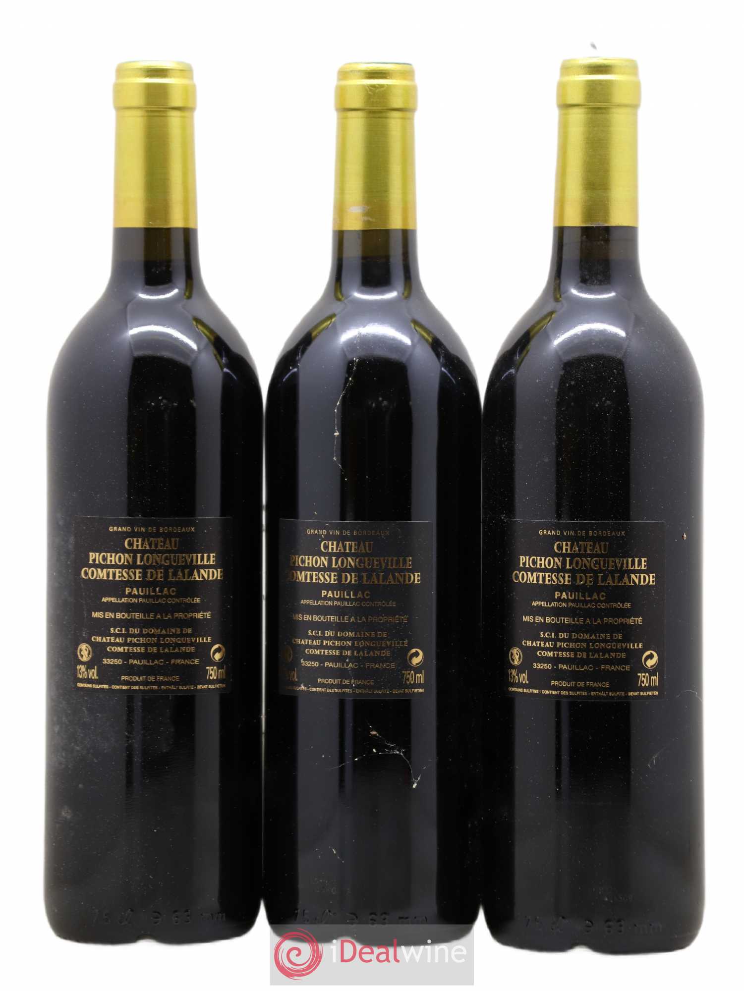 Château Pichon Longueville Comtesse de Lalande 2ème Grand Cru Classé 2009 - Lot de 12 bouteilles - 4