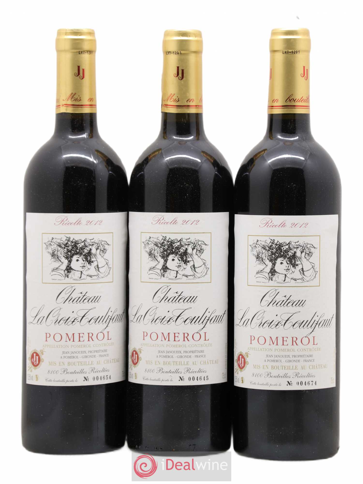 Château la Croix Toulifaut 2012 - Lot de 12 bouteilles - 1