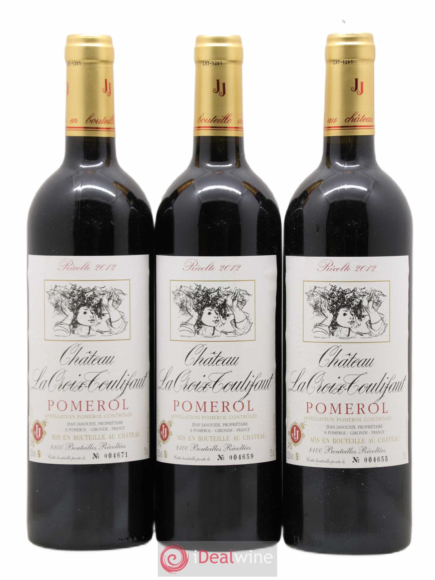 Château la Croix Toulifaut 2012 - Lot de 12 bouteilles - 2