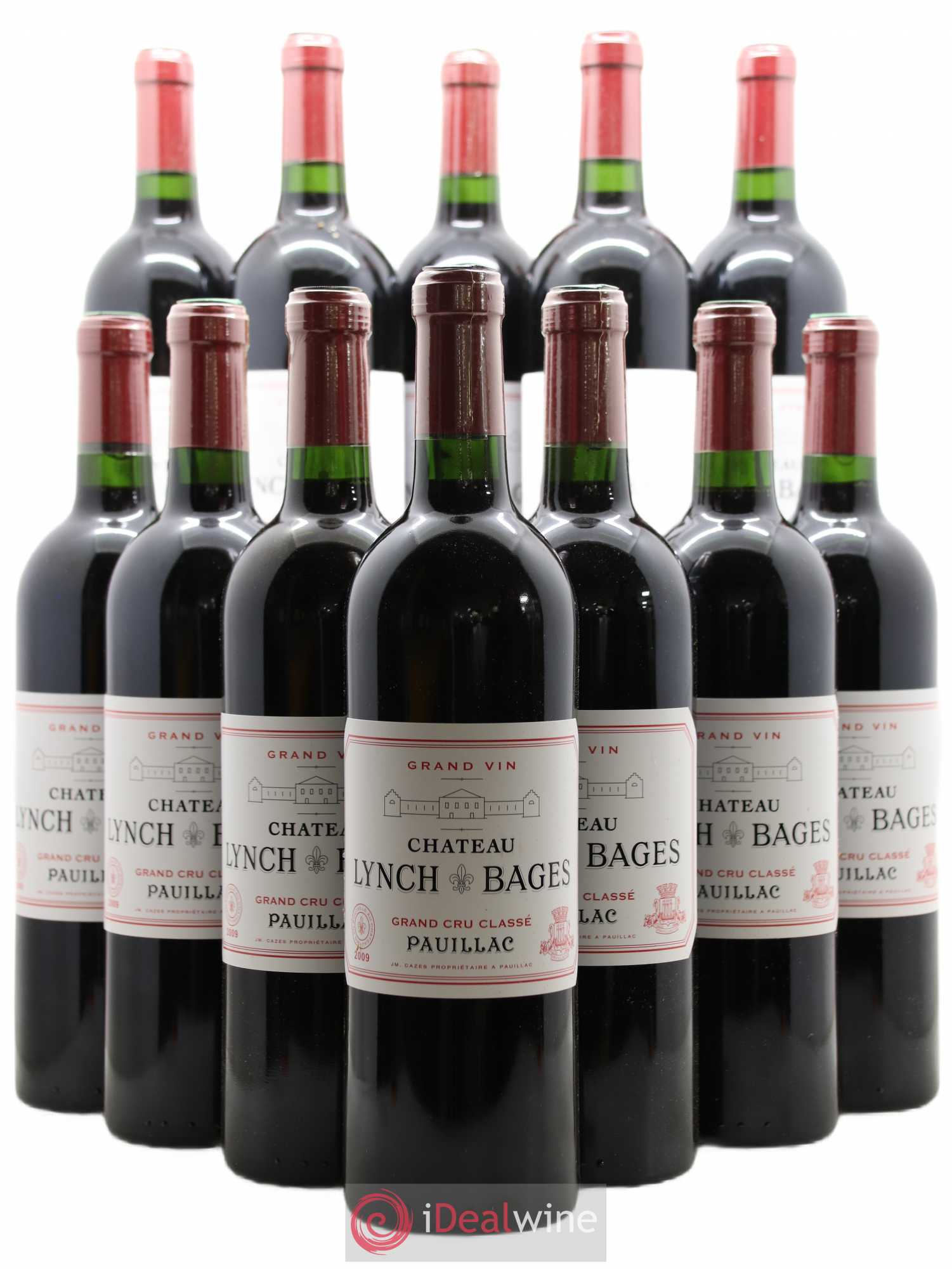 Château Lynch Bages 5ème Grand Cru Classé 2009 - Lot de 12 bouteilles - 0