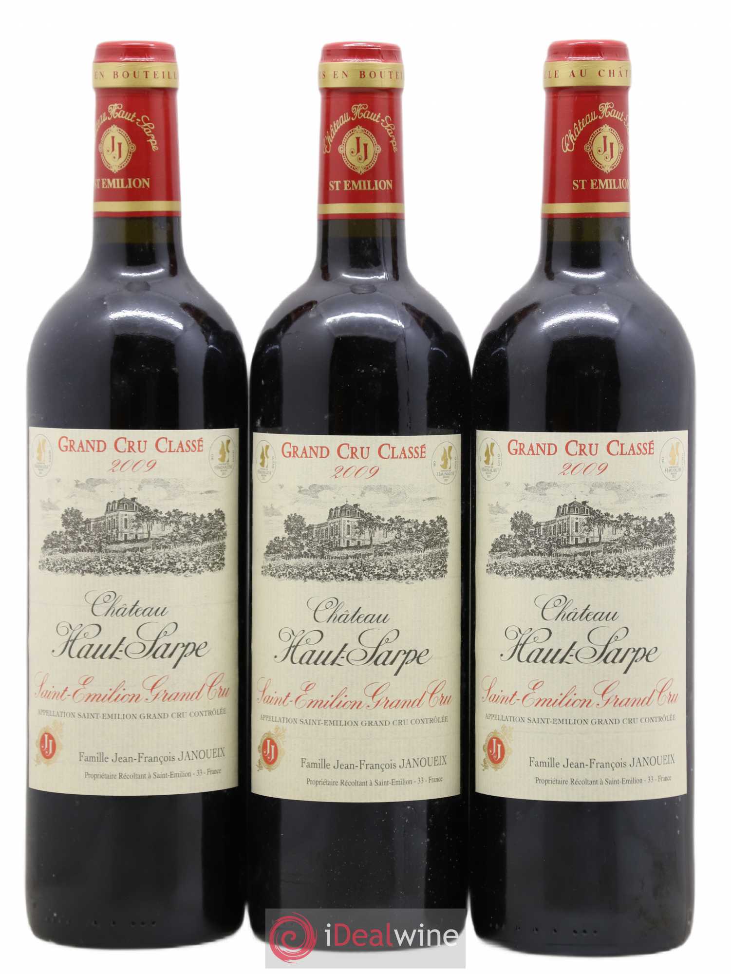 Château Haut Sarpe Grand Cru Classé 2009 - Lot de 12 bouteilles - 1