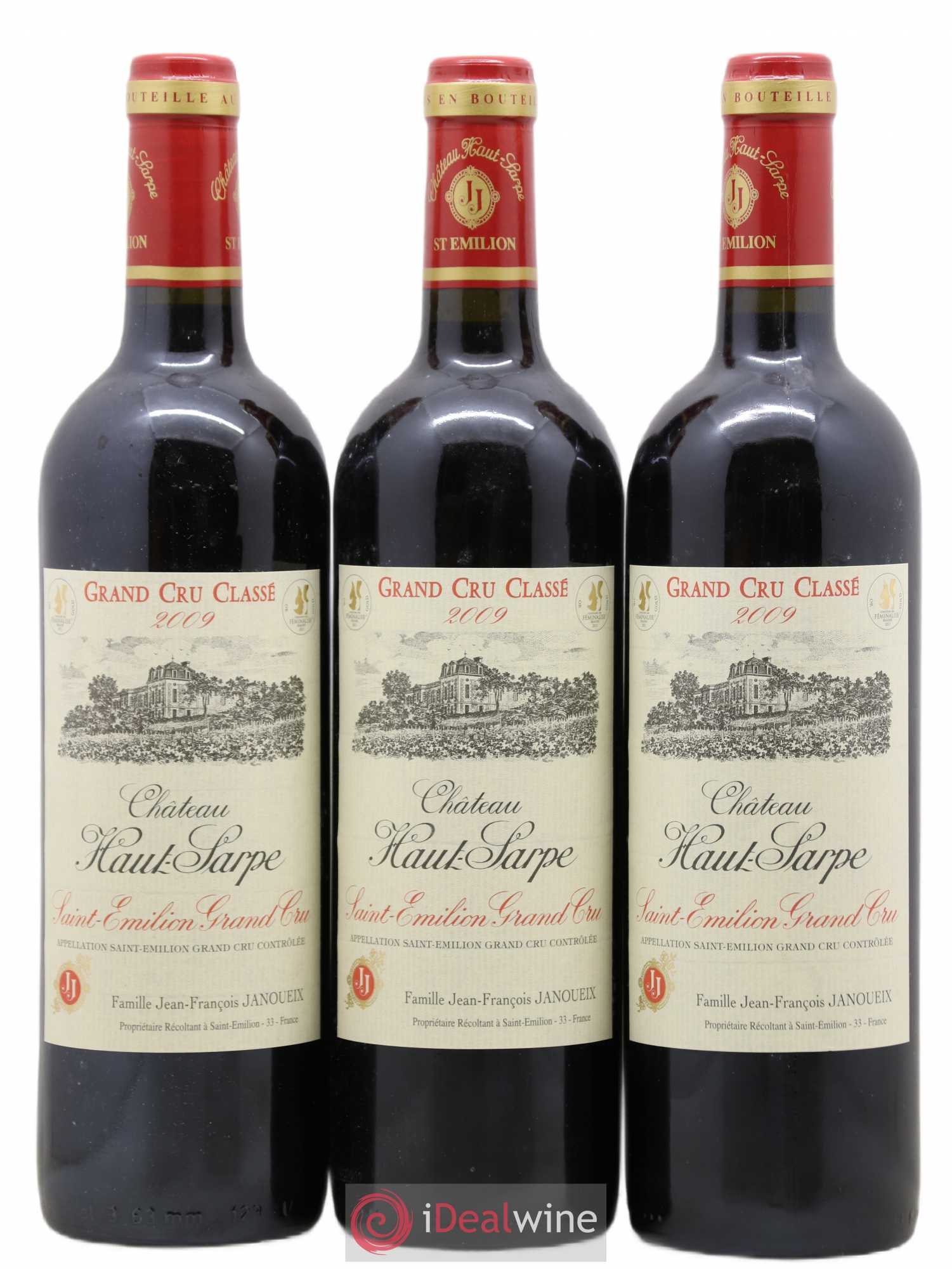 Château Haut Sarpe Grand Cru Classé 2009 - Lot de 12 bouteilles - 2