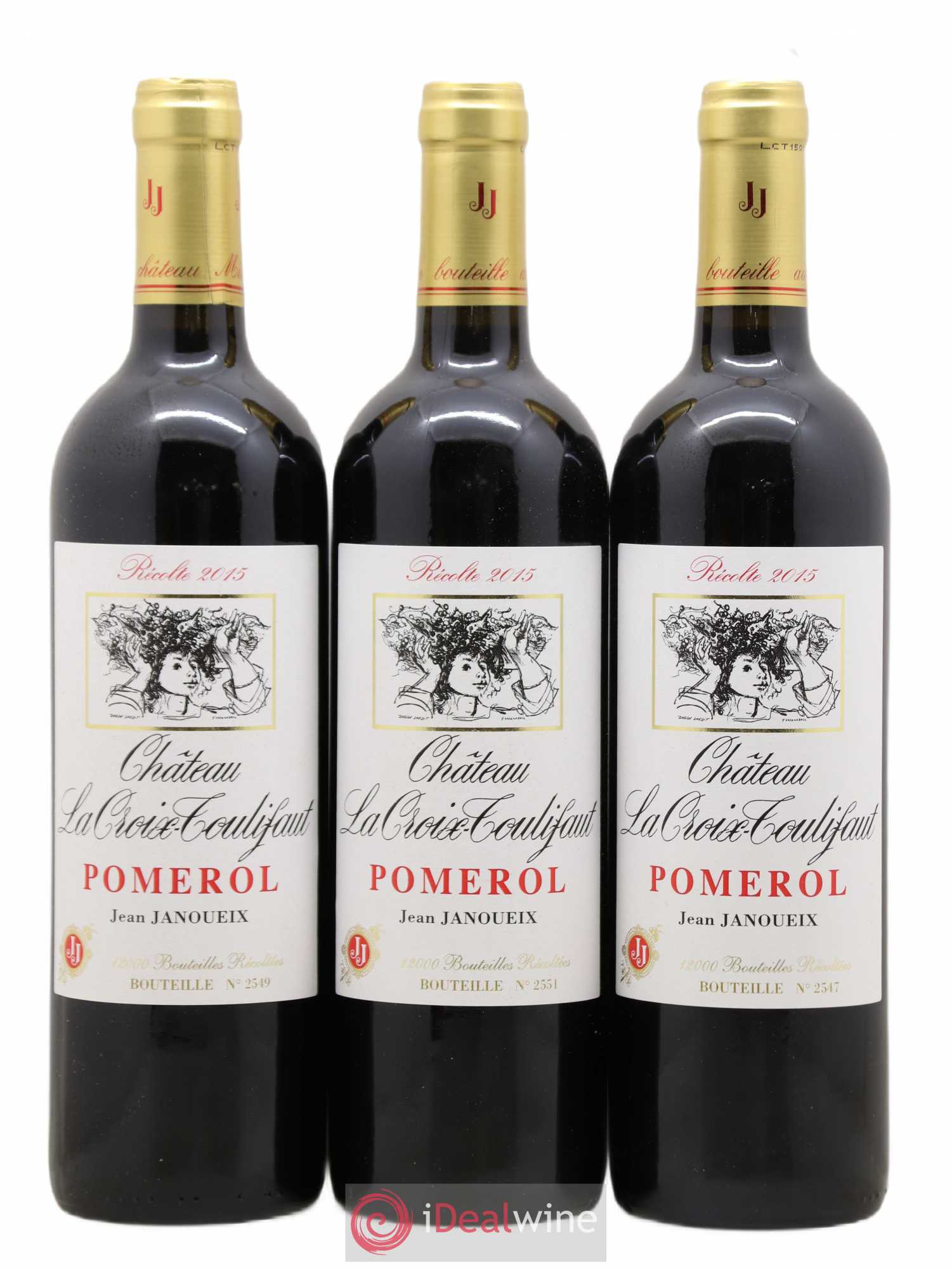 Château la Croix Toulifaut 2015 - Lot de 12 bouteilles - 1