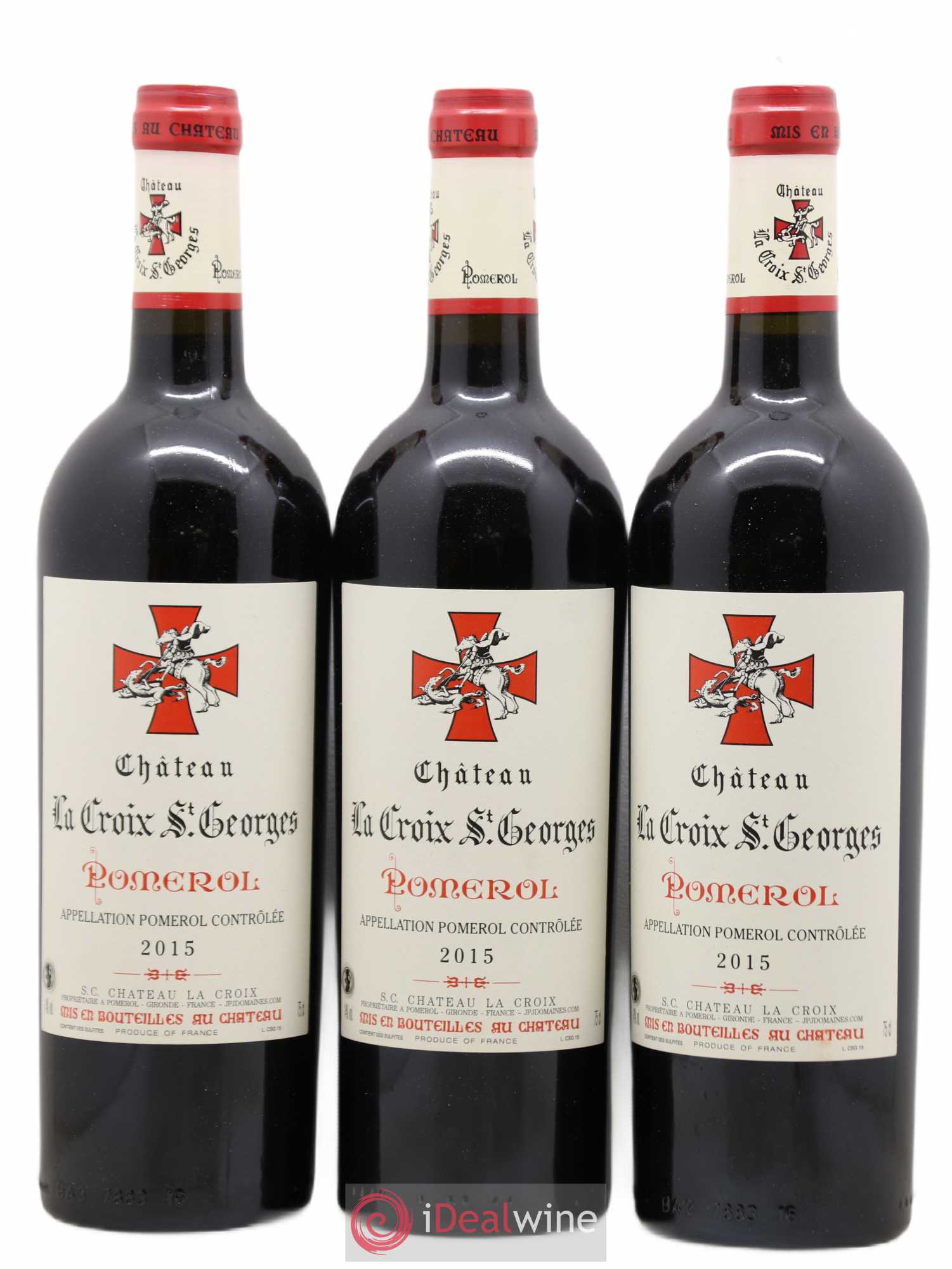 Château la Croix Saint-Georges 2015 - Lot de 12 bouteilles - 2