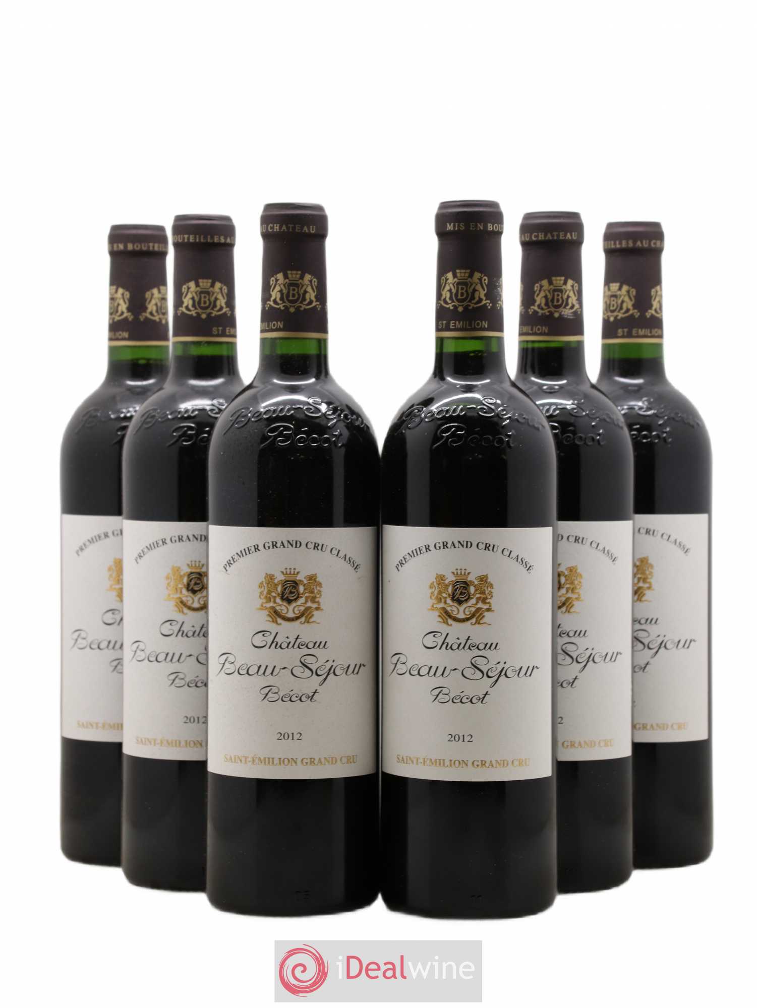 Château Beau-Séjour Bécot 1er Grand Cru Classé B 2012 - Lot de 6 bouteilles - 0