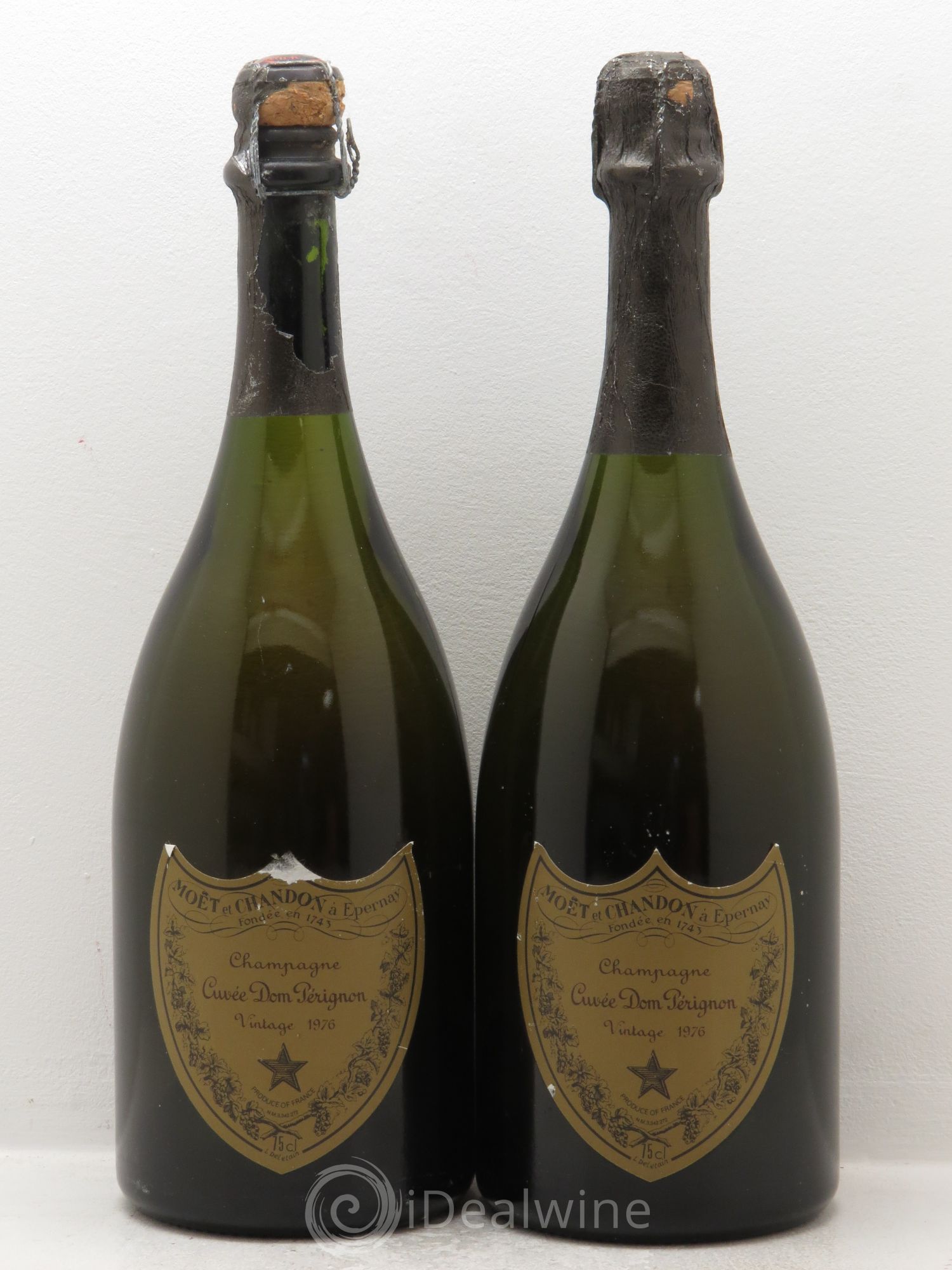 Brut Dom Pérignon 1976 - Lot de 2 bouteilles - 0