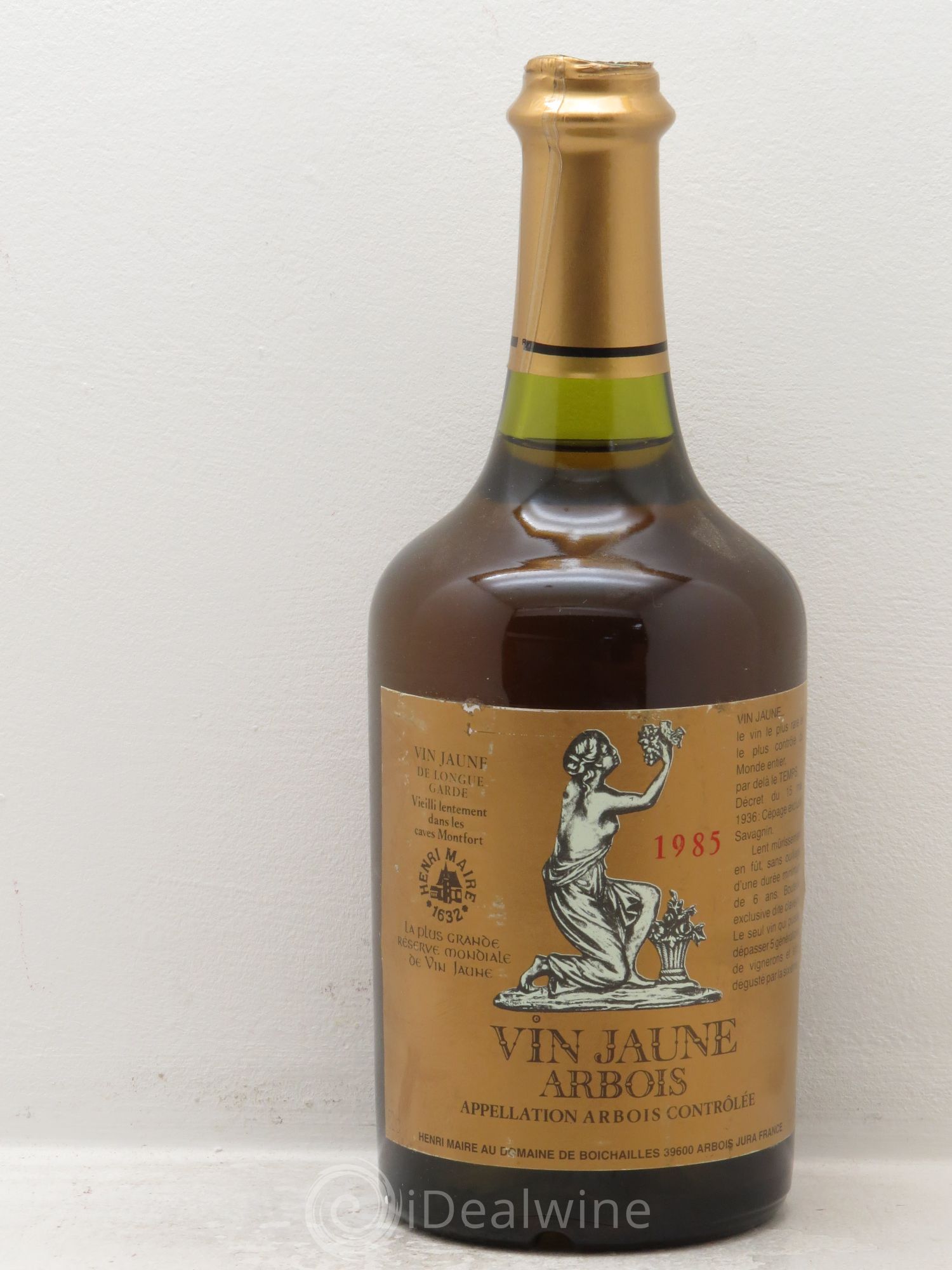 Arbois Vin Jaune Henri Maire 1985 - Lot de 1 bouteille - 0