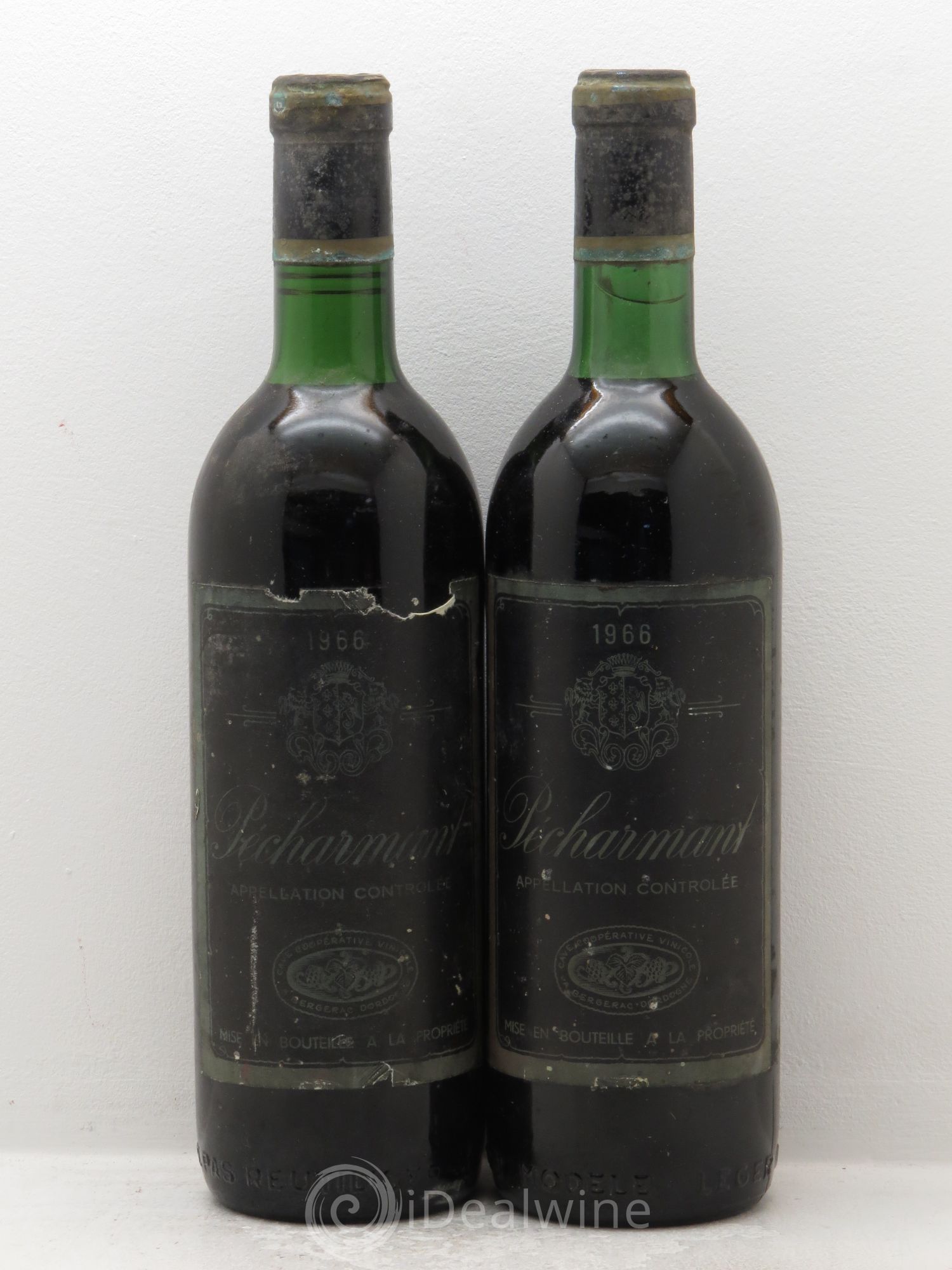 Bergerac Château Pecharmant 1966 - Posten von 2 Flaschen - 0