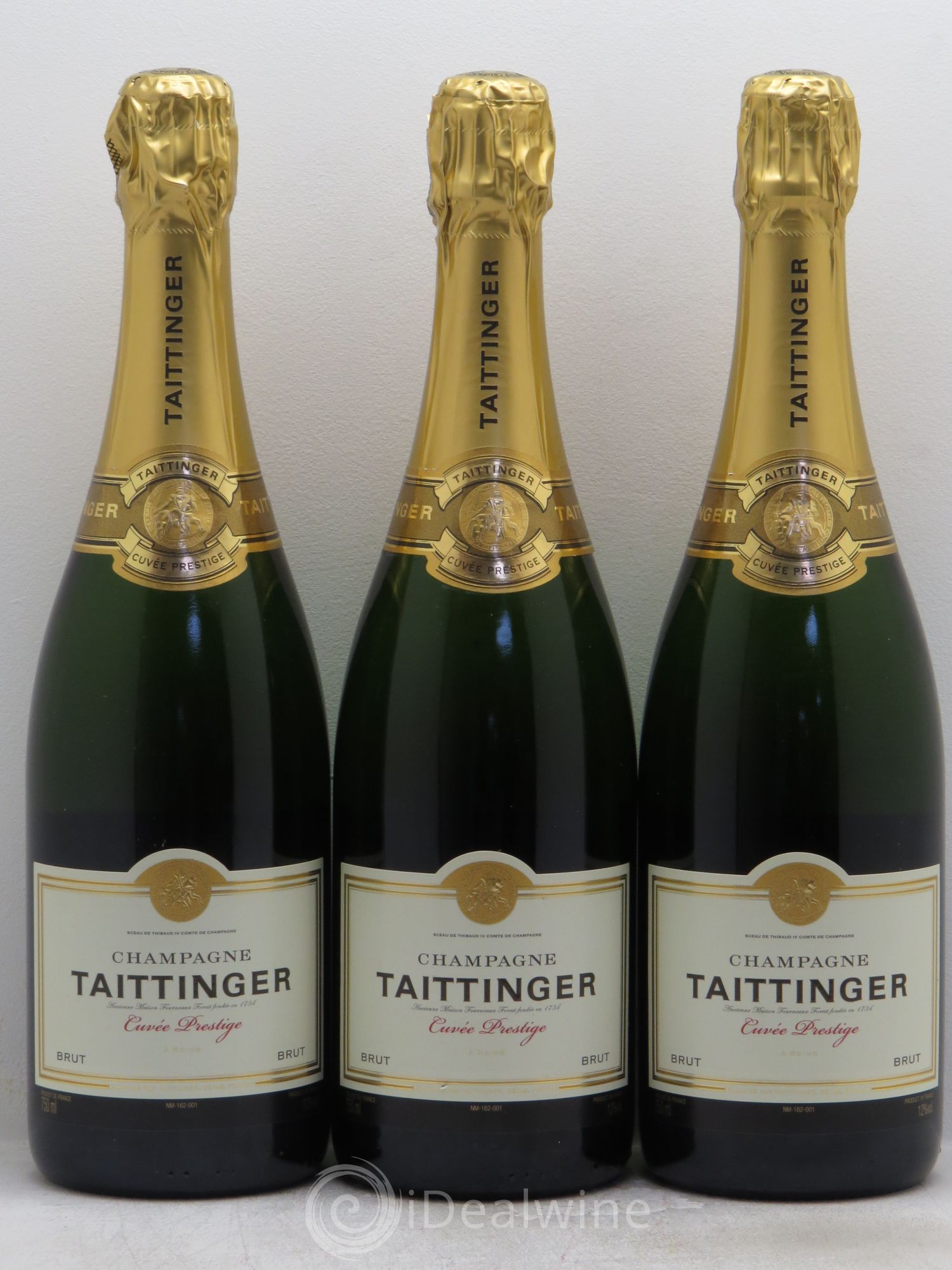 Brut Réserve Taittinger Cuvée Prestige - Lot de 3 bouteilles - 0