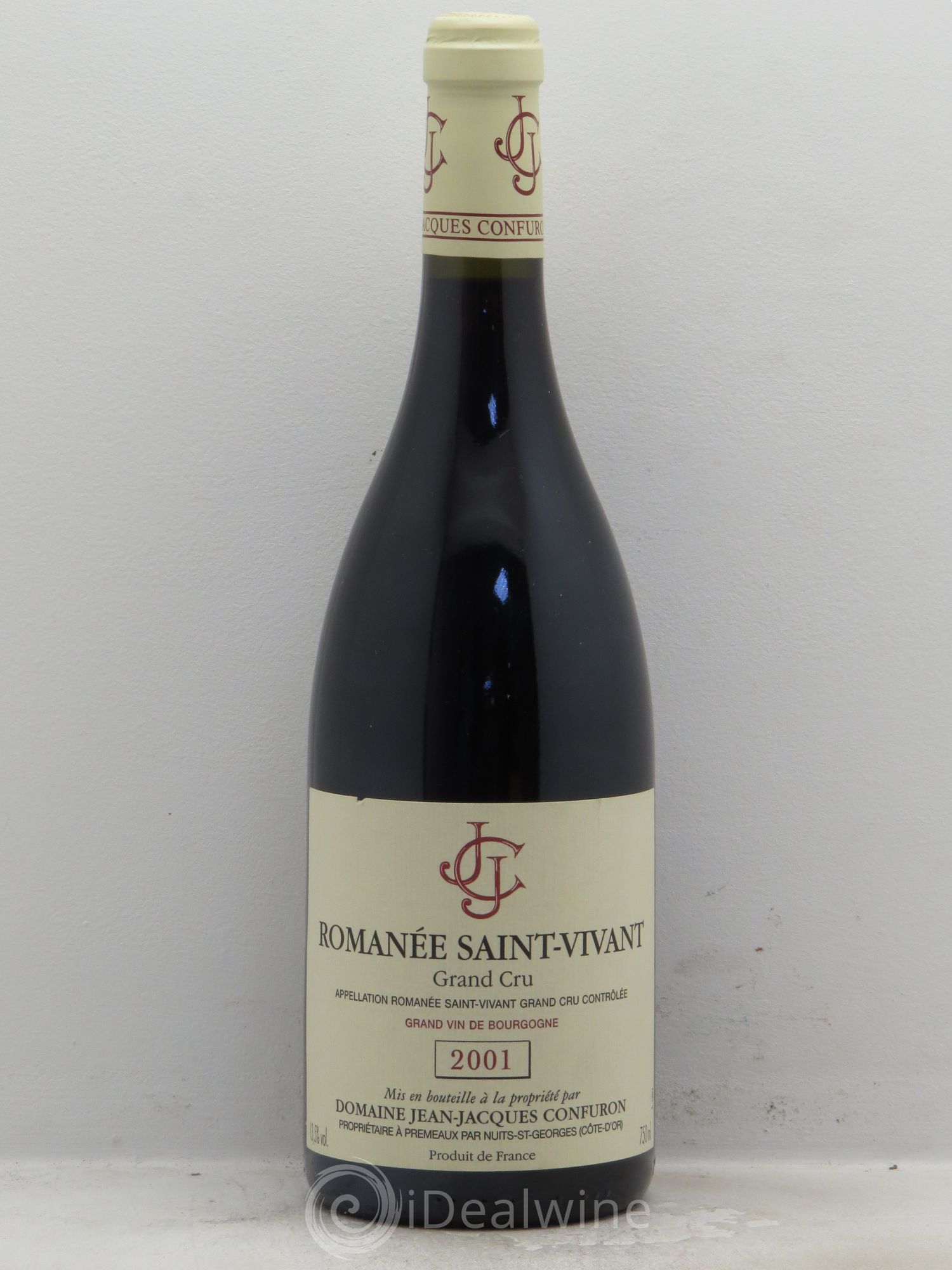 Romanée-Saint-Vivant Grand Cru Jean-Jacques Confuron 2001 - Lot de 1 bouteille - 0